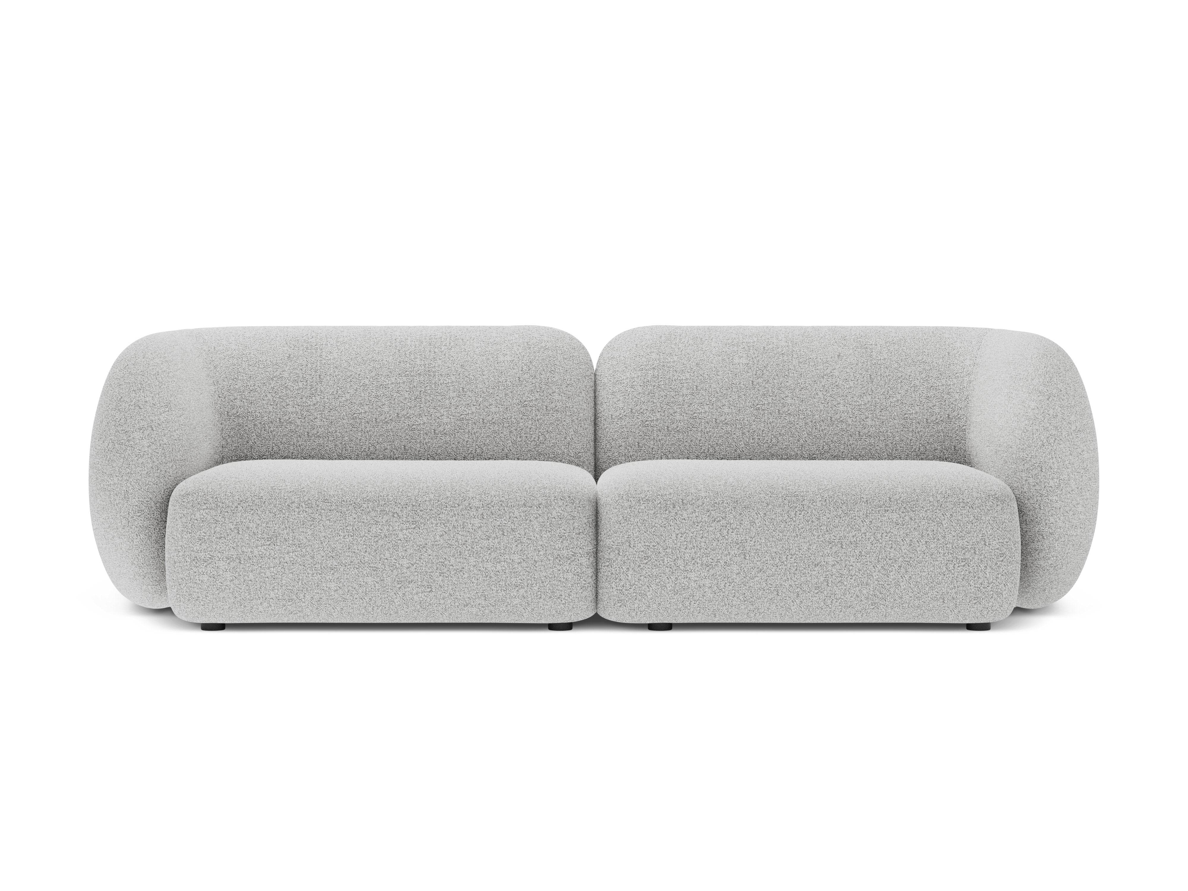 Sofa für 4 Personen KATE hellgrau meliert