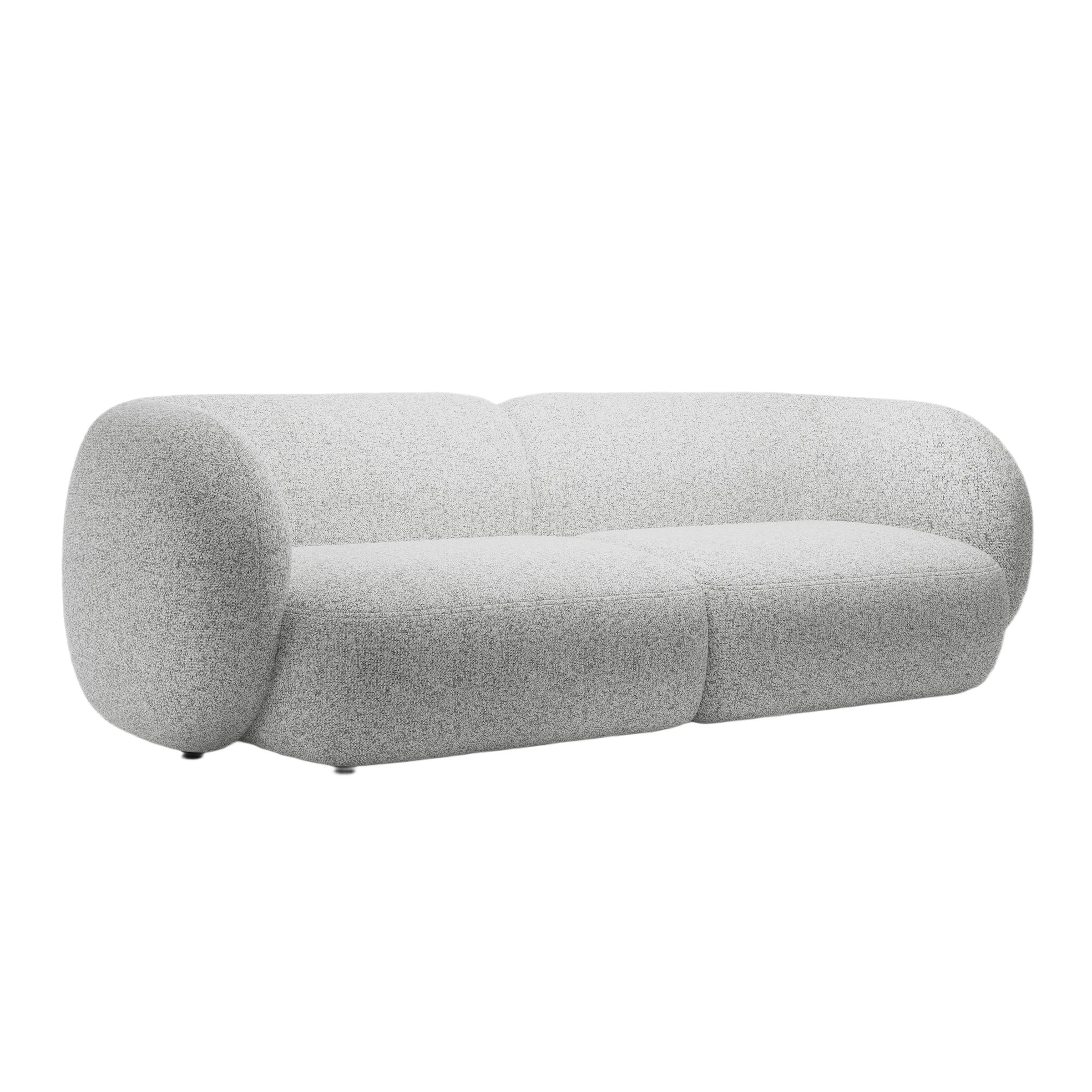Sofa für 4 Personen KATE hellgrau meliert
