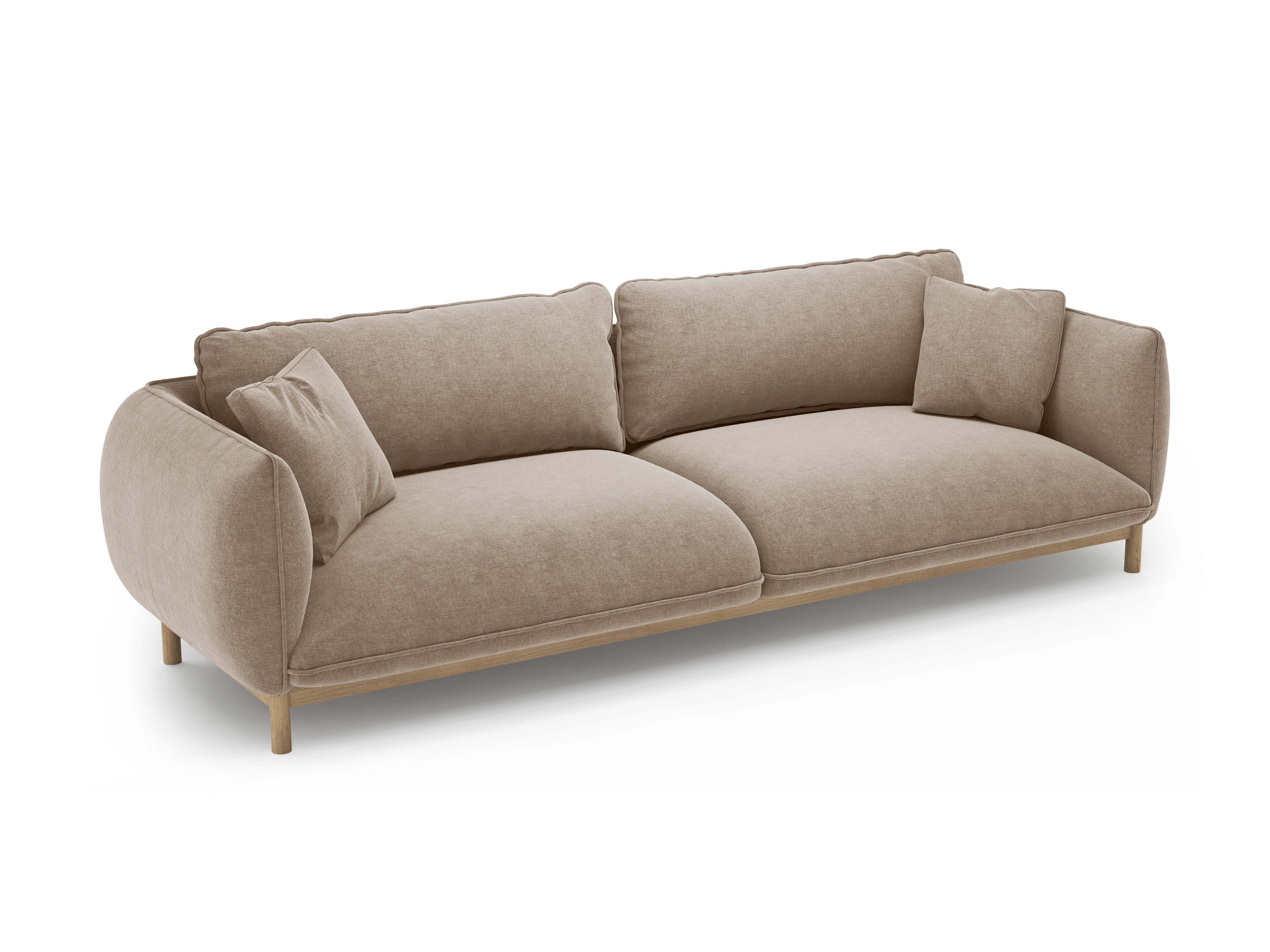 4-seater ADA sofa in sandy chenille