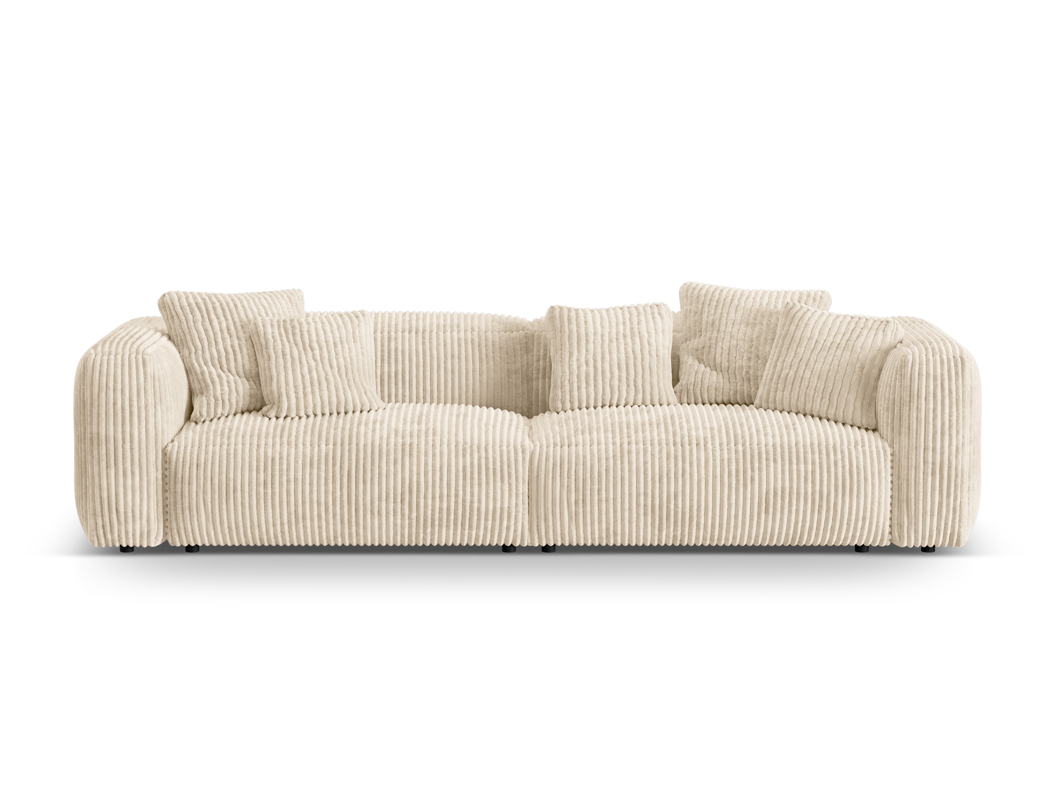 Modulares Sofa, "Martina", 4 Sitze, leichter Beige, 320x106x75
In Europa gemacht