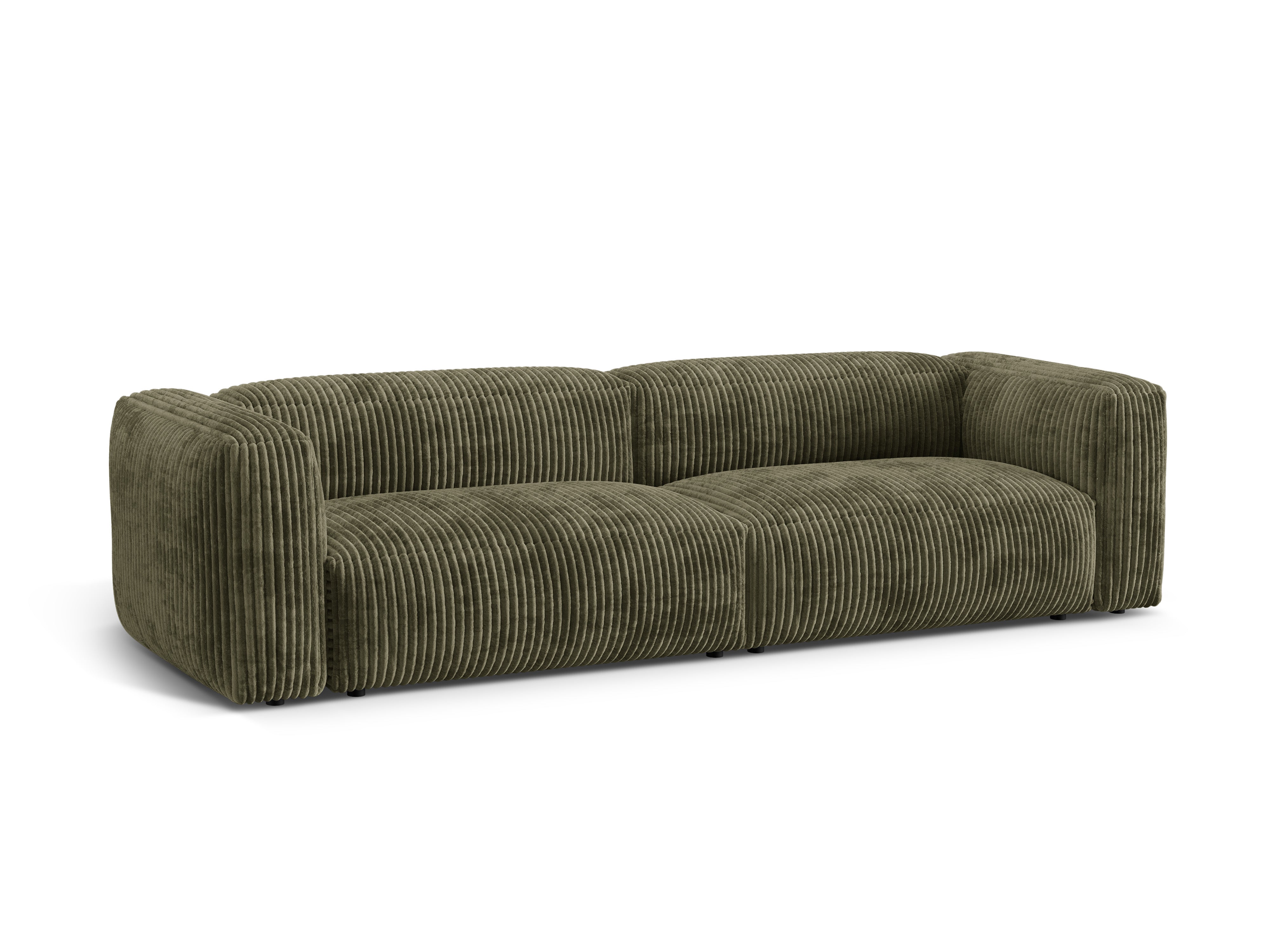 Modulares Sofa, "Martina", 4 Sitze, Moss Green, 320x106x75
In Europa gemacht