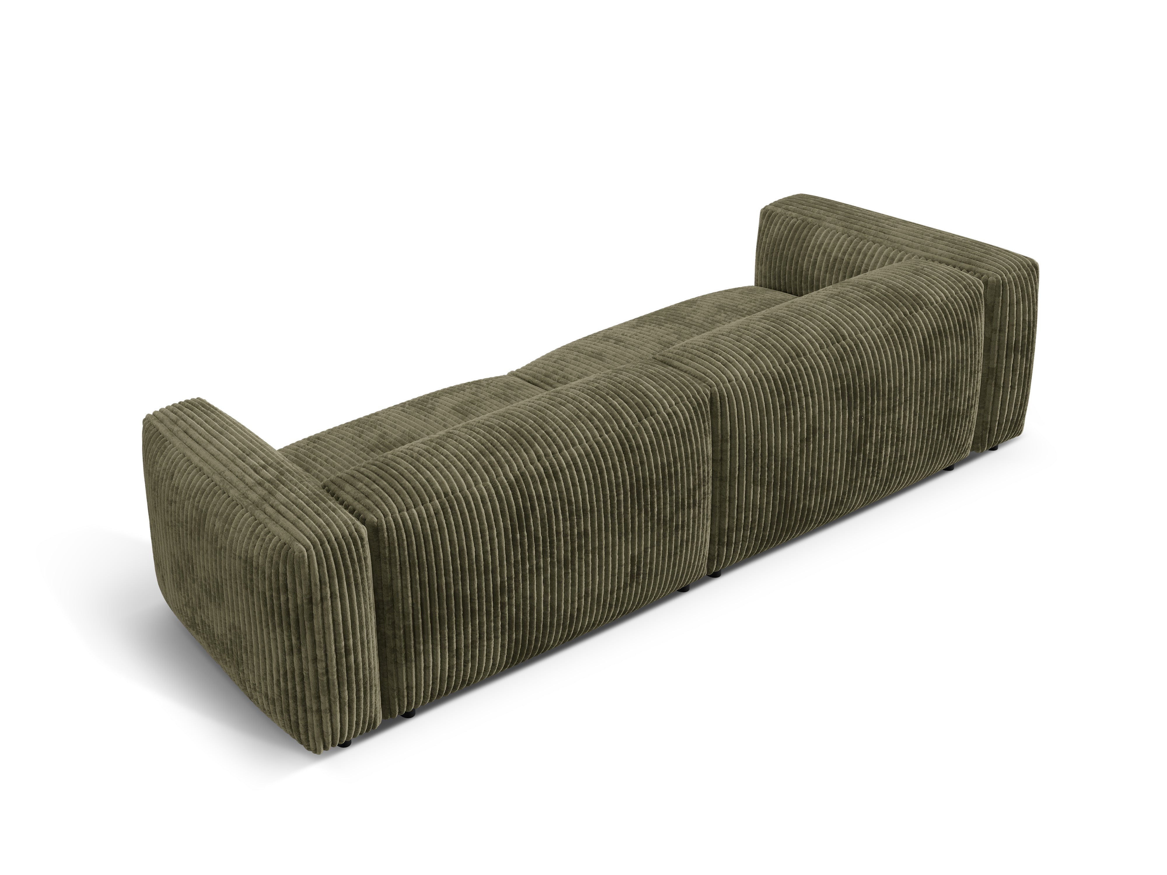 Modulares Sofa, "Martina", 4 Sitze, Moss Green, 320x106x75
In Europa gemacht