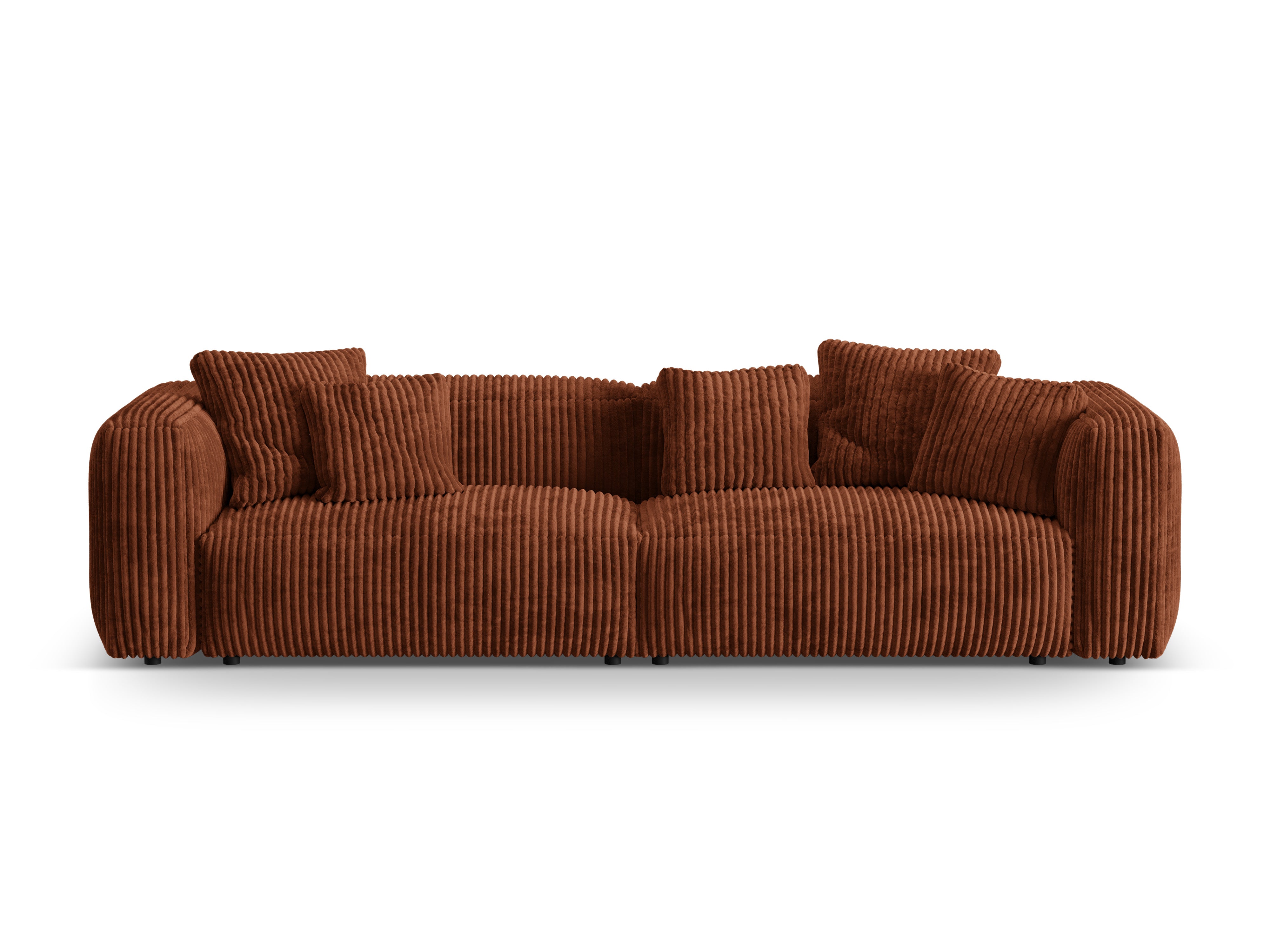 Modulares Sofa, "Martina", 4 Sitze, Ziegel, 320x106x75
In Europa gemacht