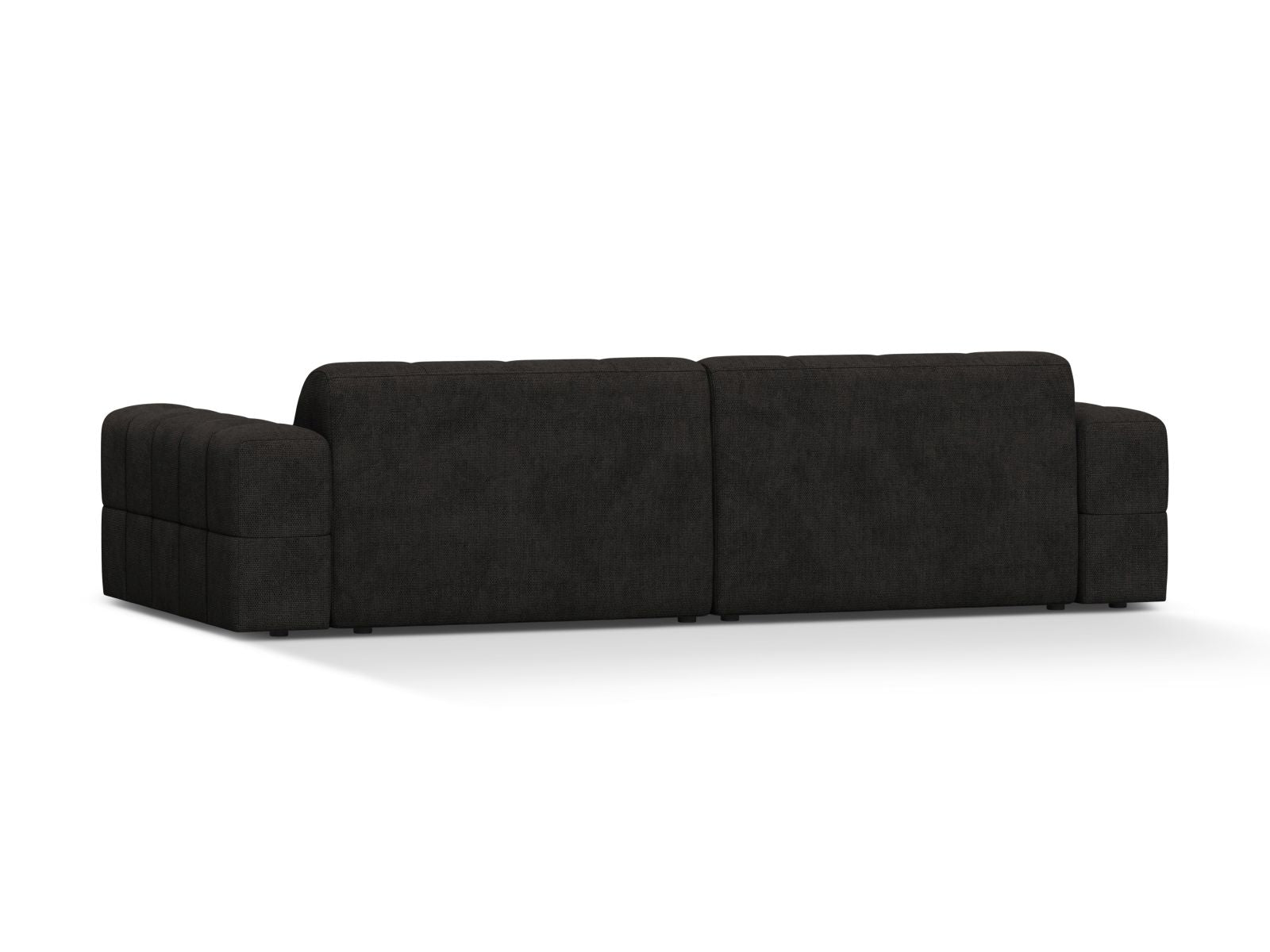 Sofa 4-osobowa JENNIFER antracytowy szenil – ujęcie tylne