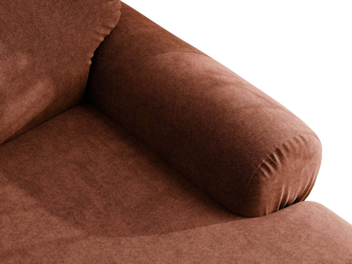 Sofa 4-osobowa OPHELIA ceglany – detal wykonania