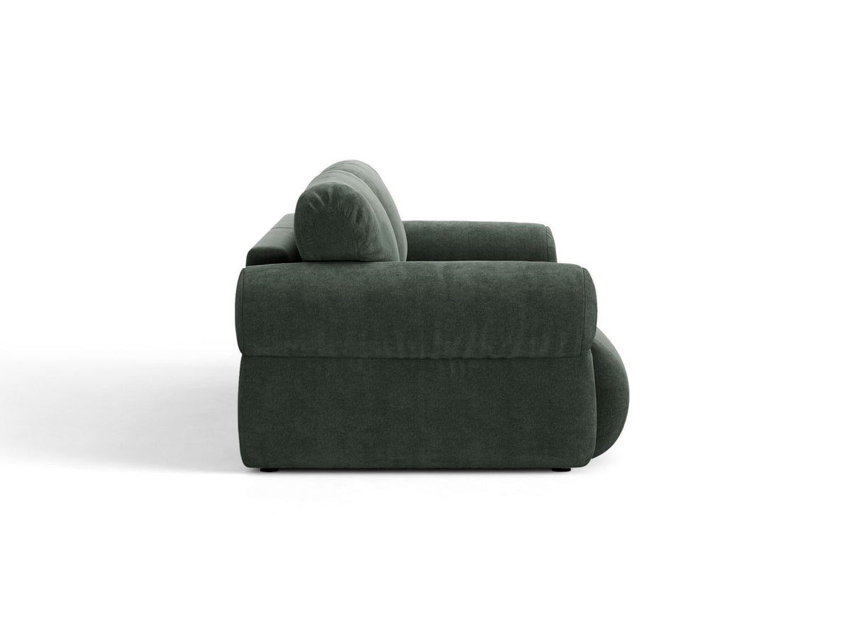 Sofa 4-osobowa OPHELIA mchowy – ujęcie tylne