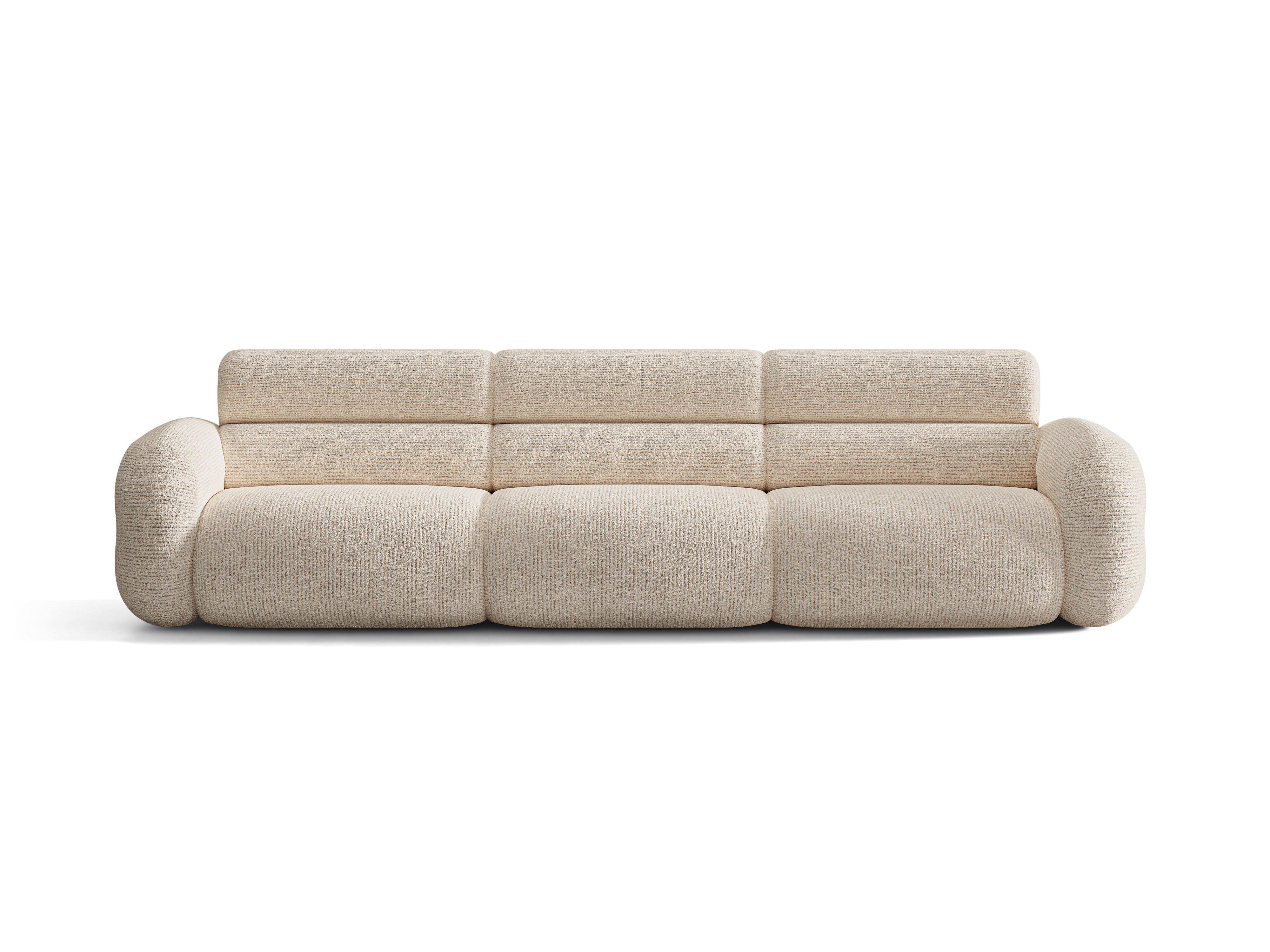 Sofa für 4 Personen NEO in hellbeigem Melange