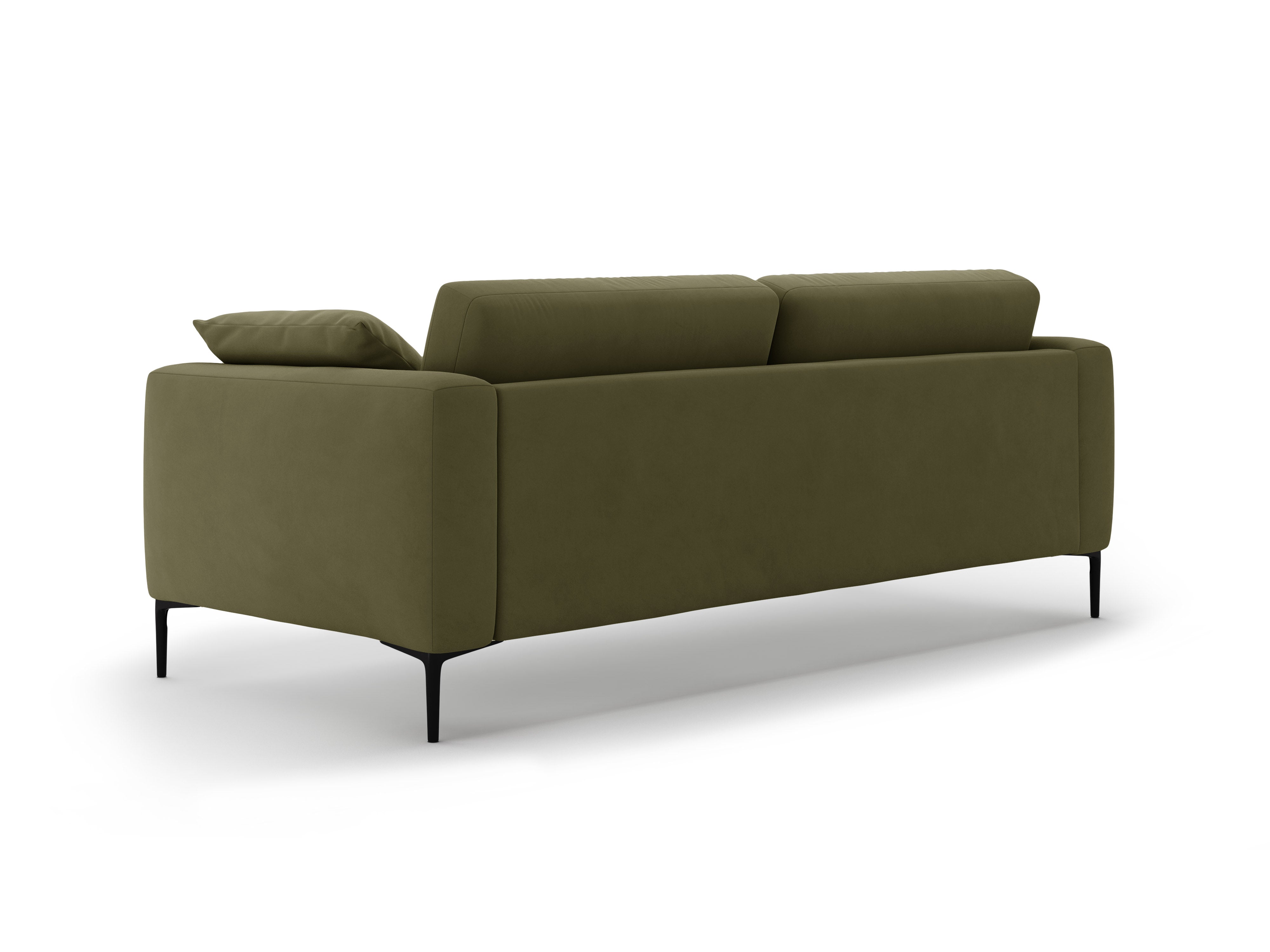 Velvet sofa for 4 people BEMY green
