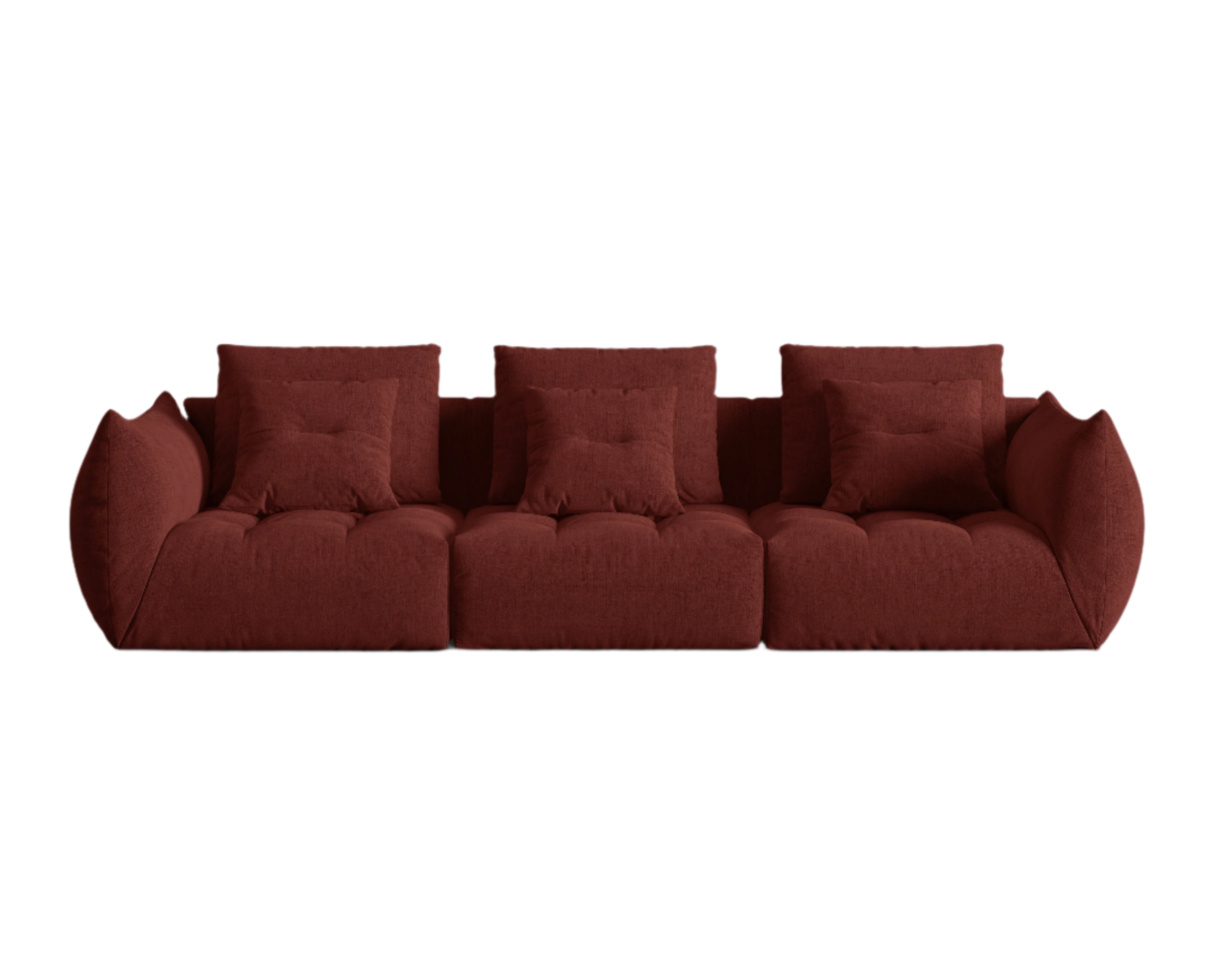 Modular Sofa, "Bloom", 4 Seats, Red, 332x106x95
Made in Europe