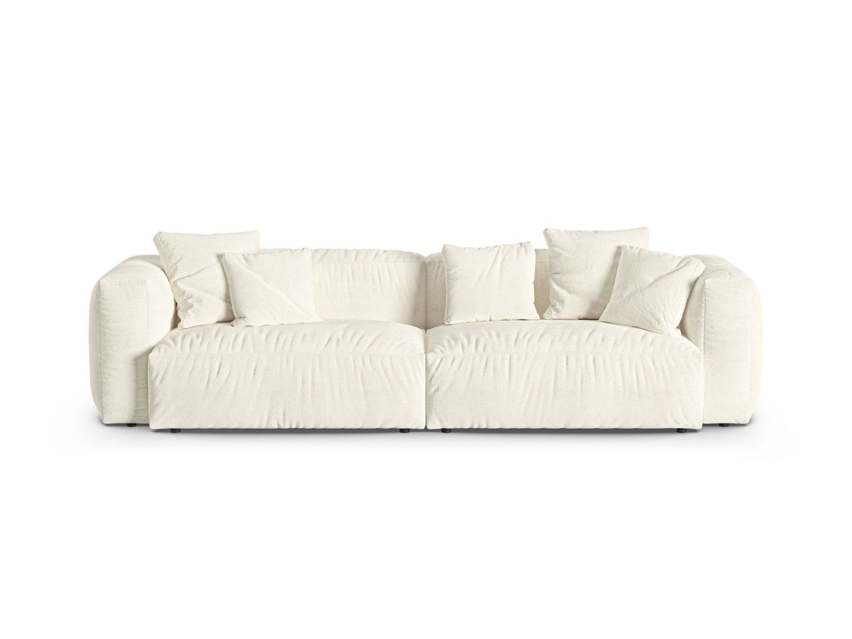Sofa 4-osobowa XL MARTINA ecru boucle – Micadoni