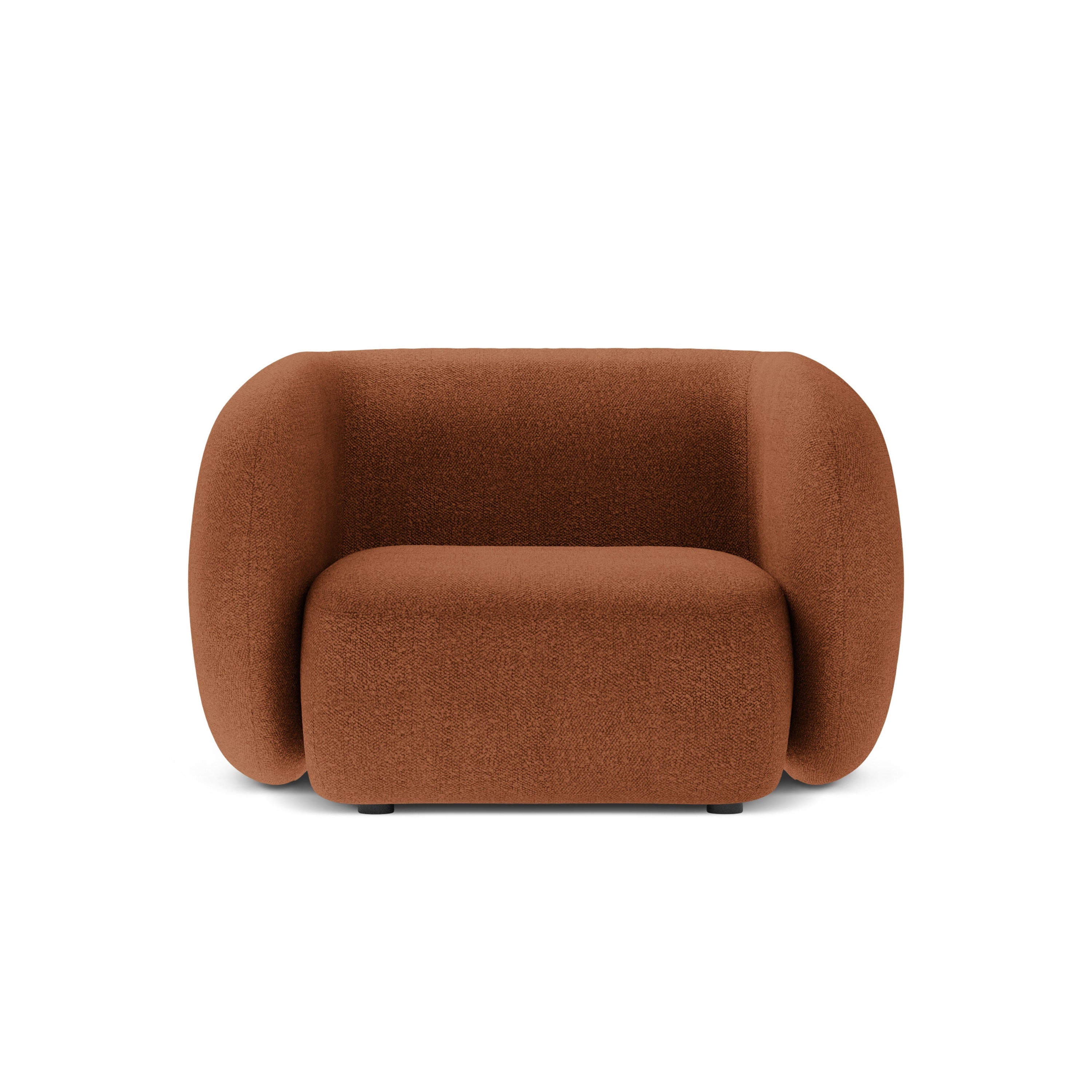 Sessel KATE terrakotta Boucle