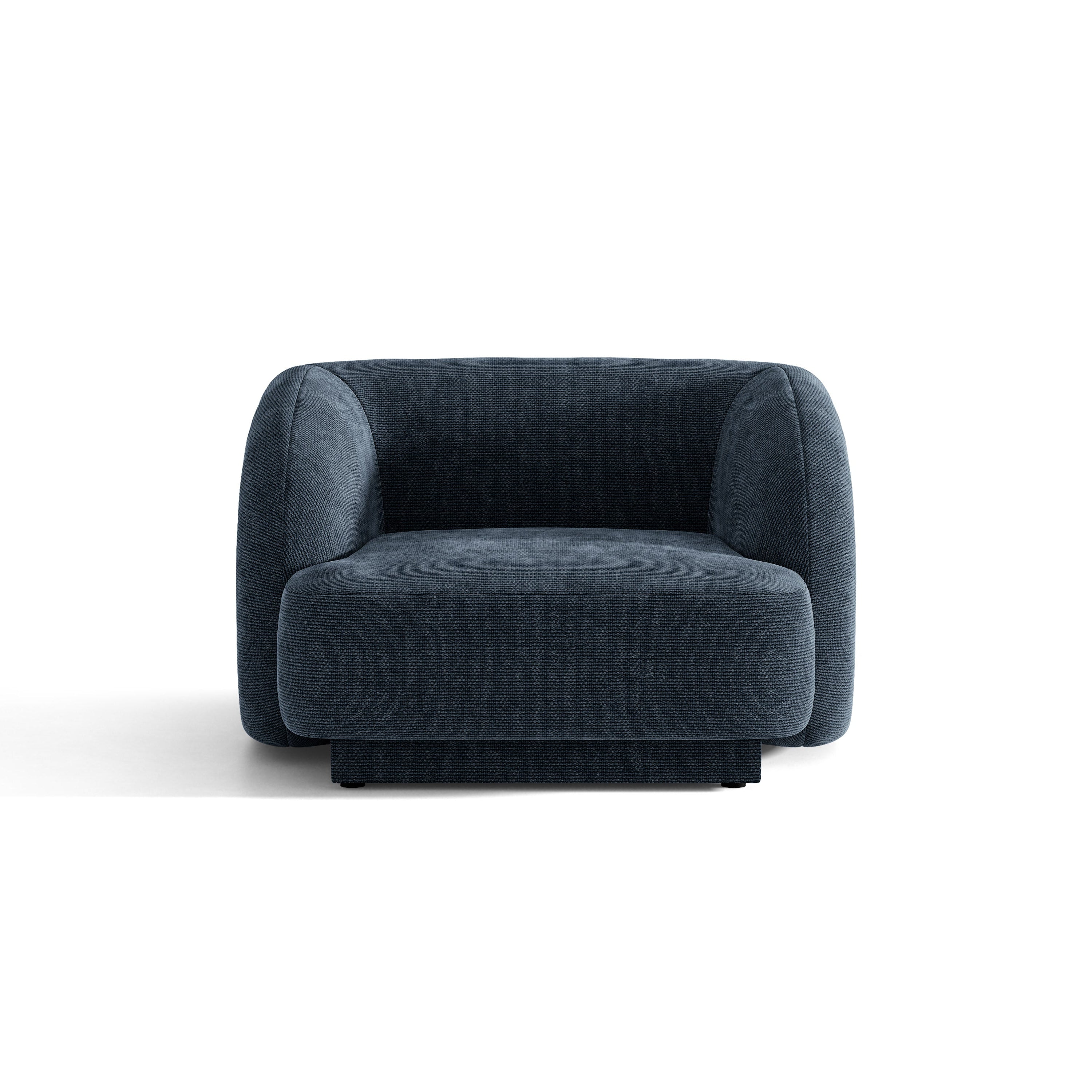 Sessel MILEY granatblau samtig