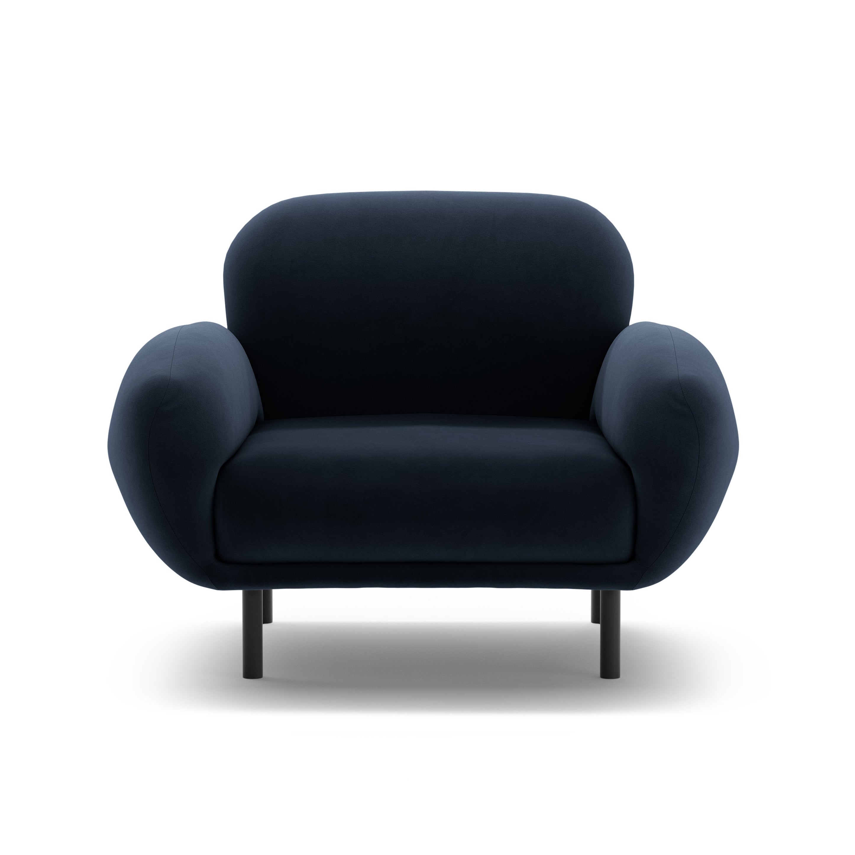 Velvet Armchair POPPY Royal Blue