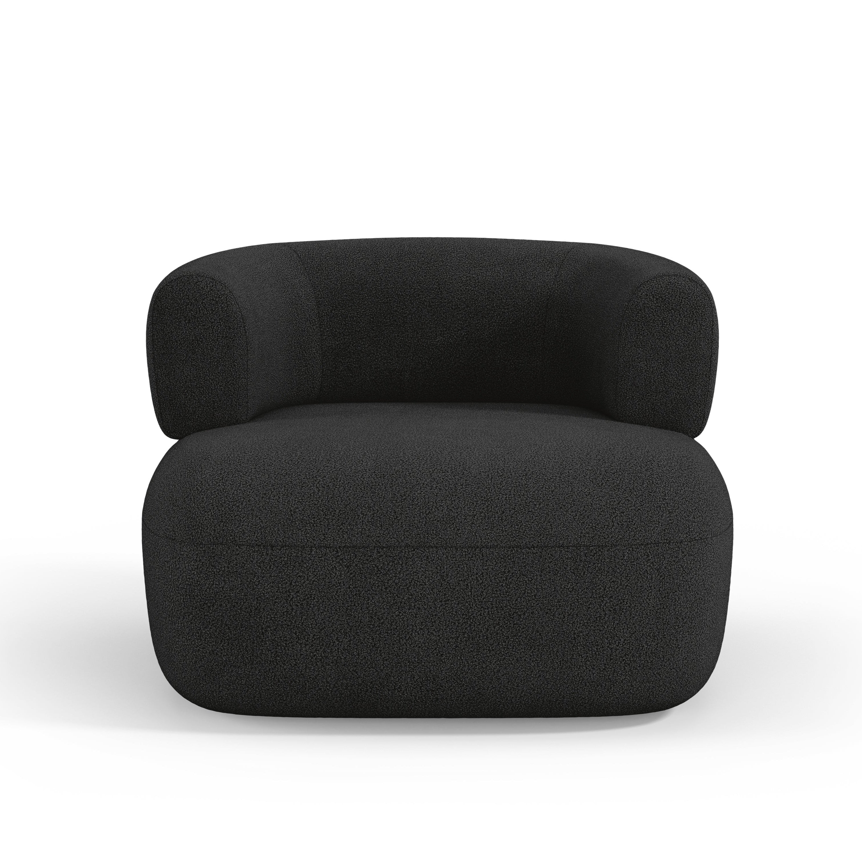 Sessel JENNY schwarz Boucle