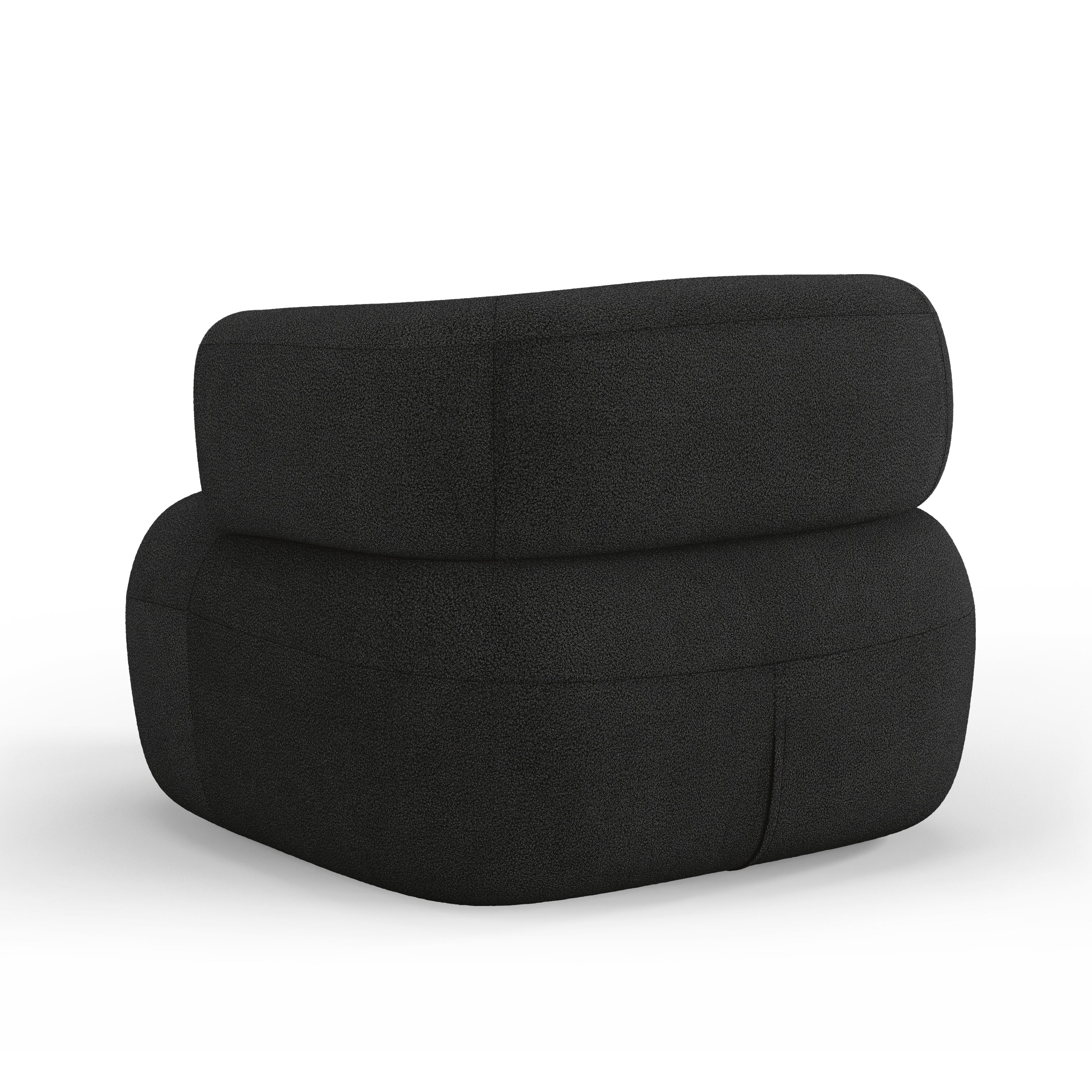 Sessel JENNY schwarz Boucle