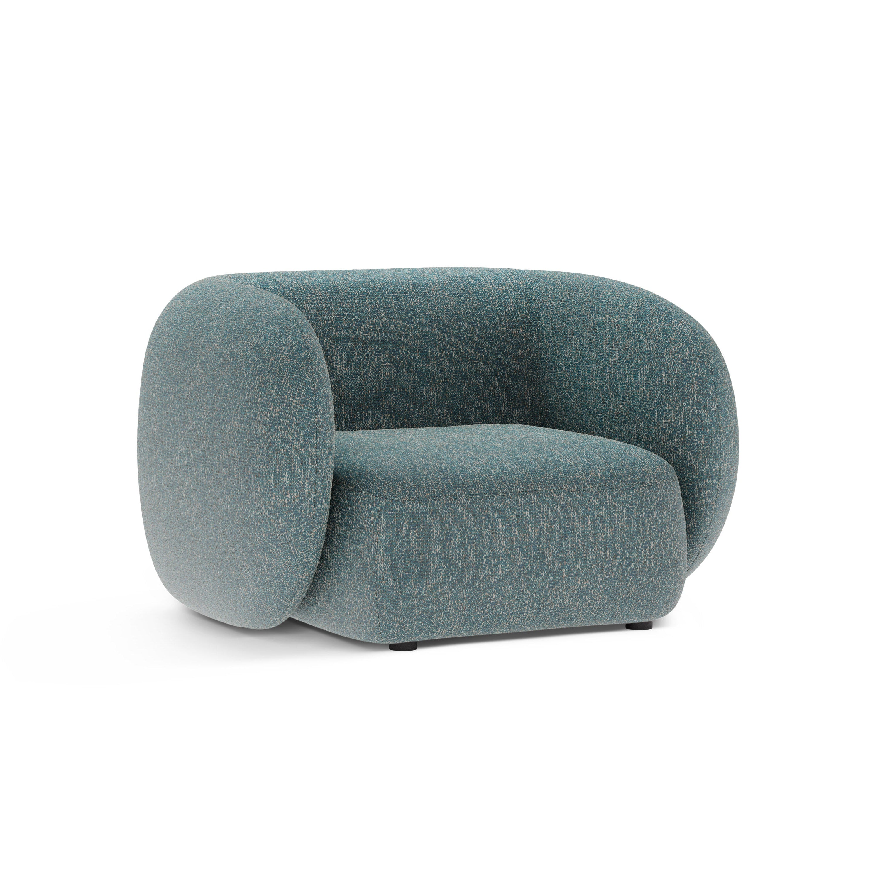 Sessel KATE blauer Melange