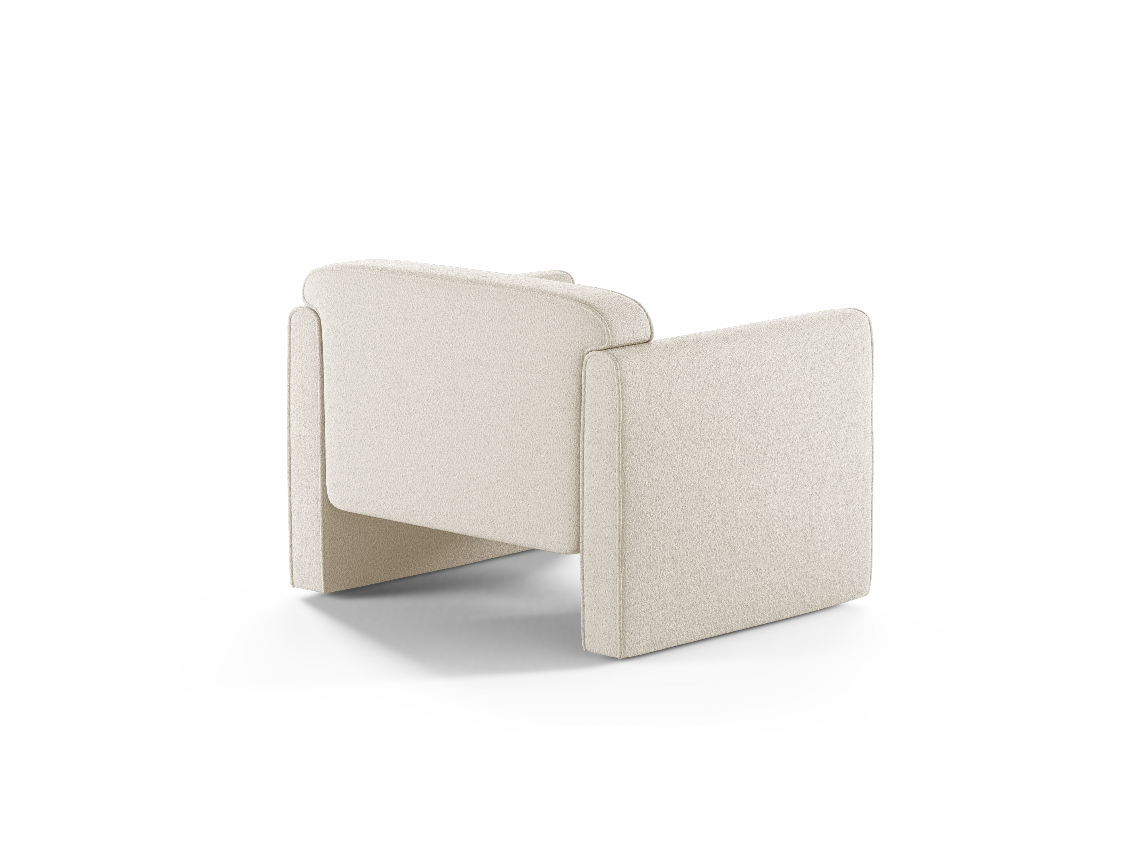 Sessel ABBY elfenbein boucle