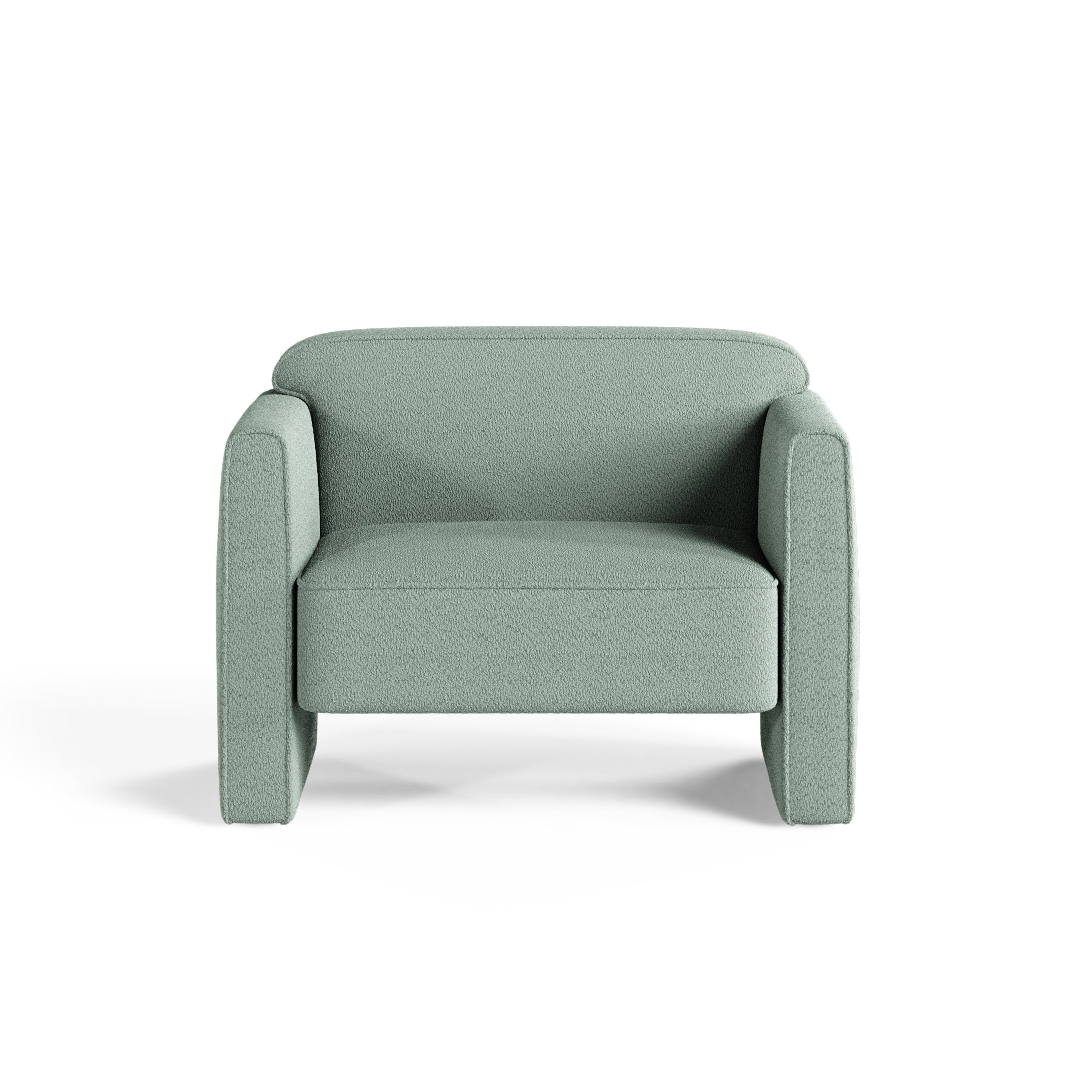 Sessel ABBY mint boucle