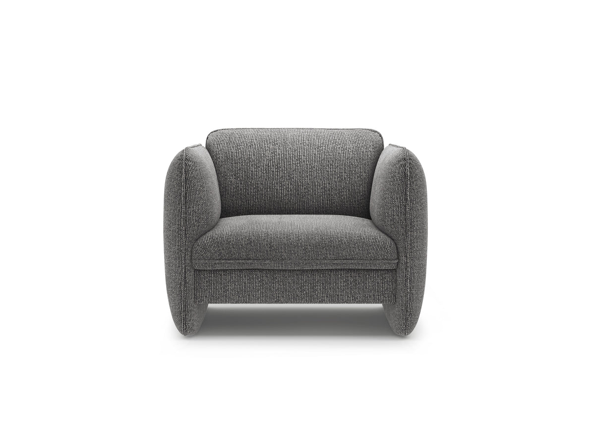 Sessel GEORGIA dunkelgraues Chenille