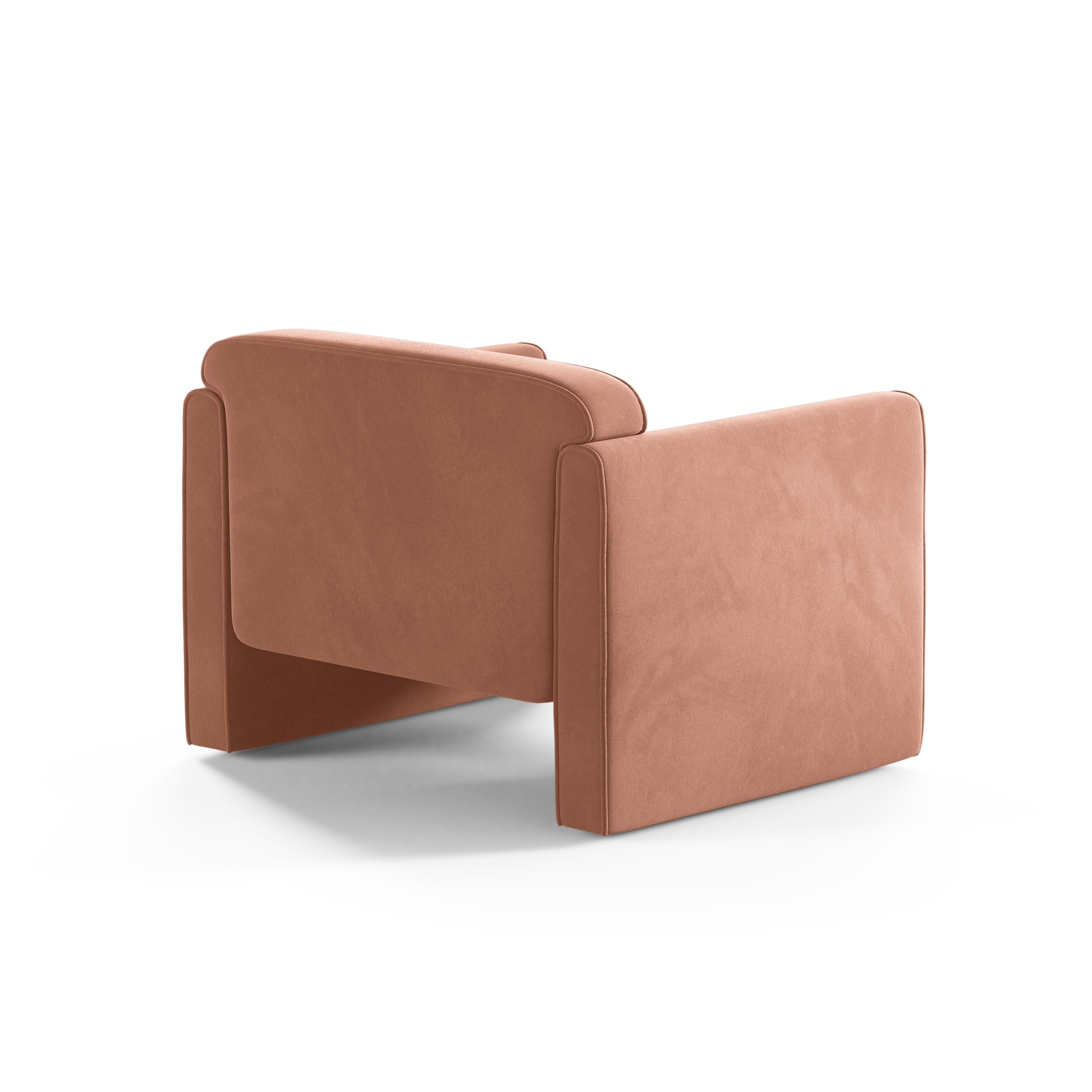 Samt Sessel ABBY rosa