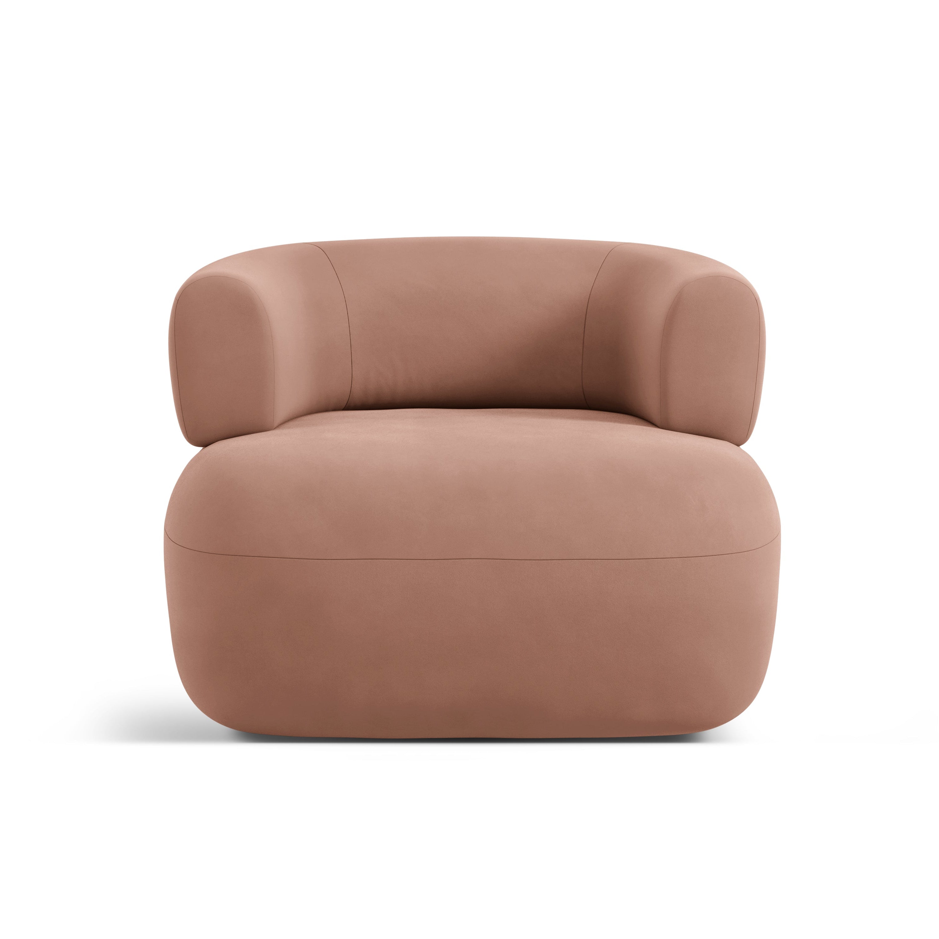 Sessel JENNY rosa samt