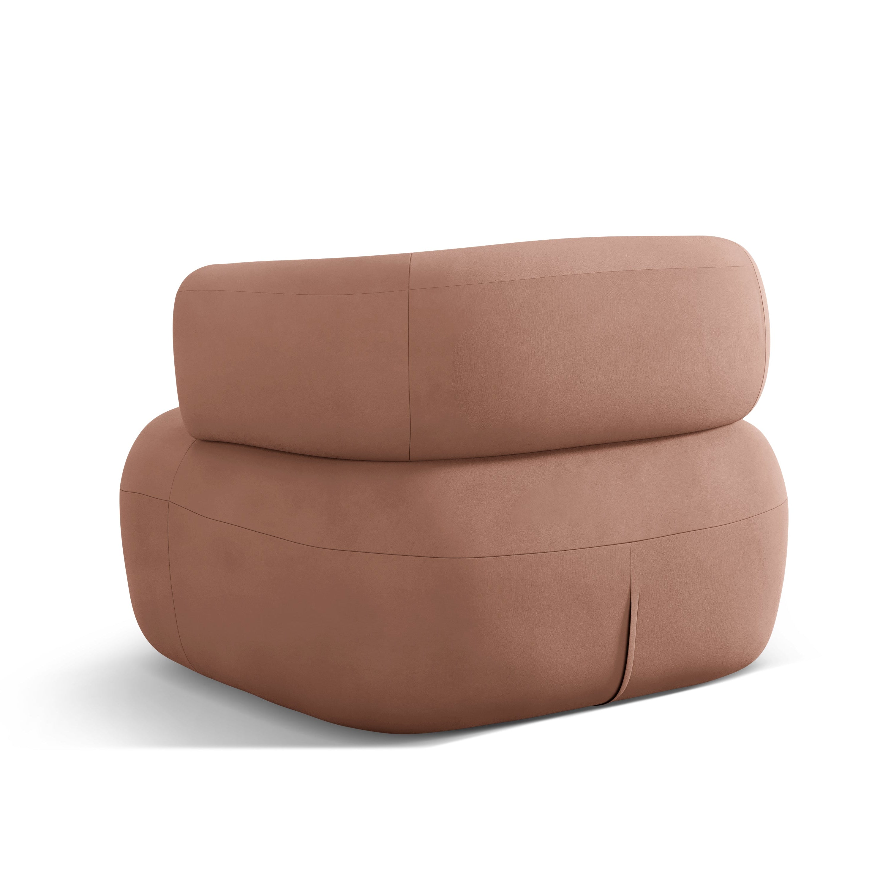 Sessel JENNY rosa samt