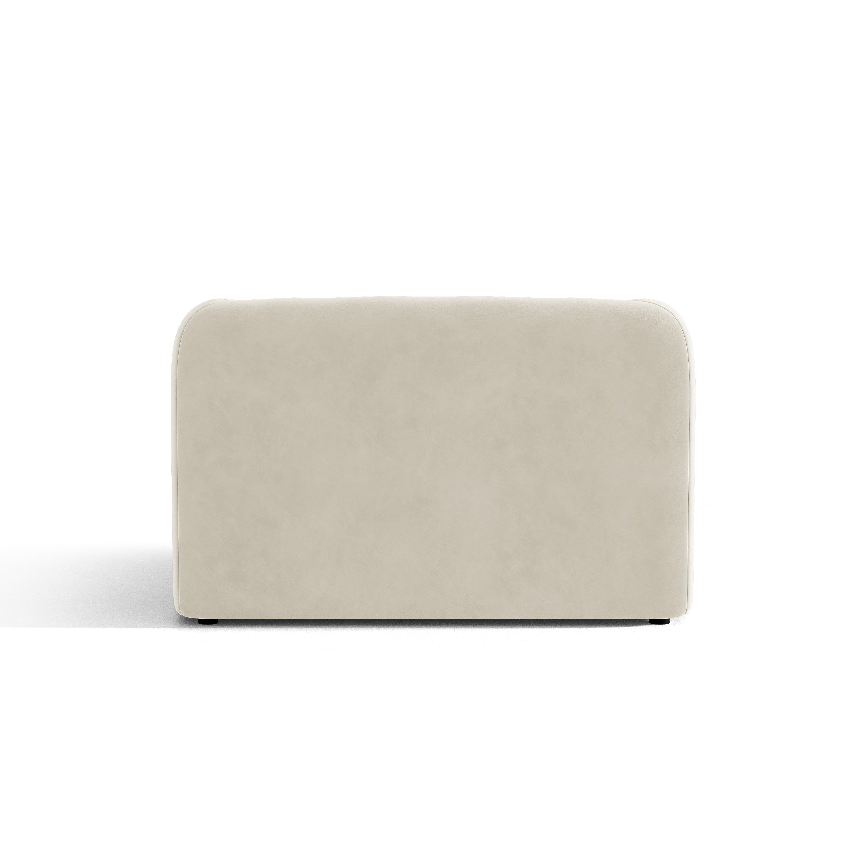 Miley Beige Velvet -Sessel