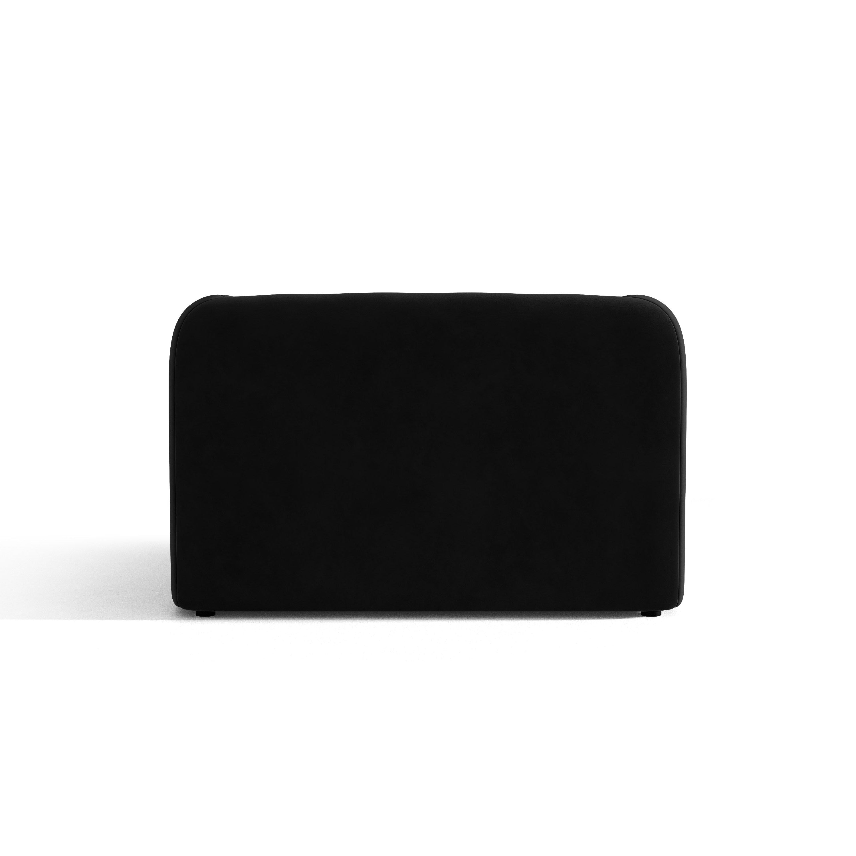 Miley Black Samt Sessel