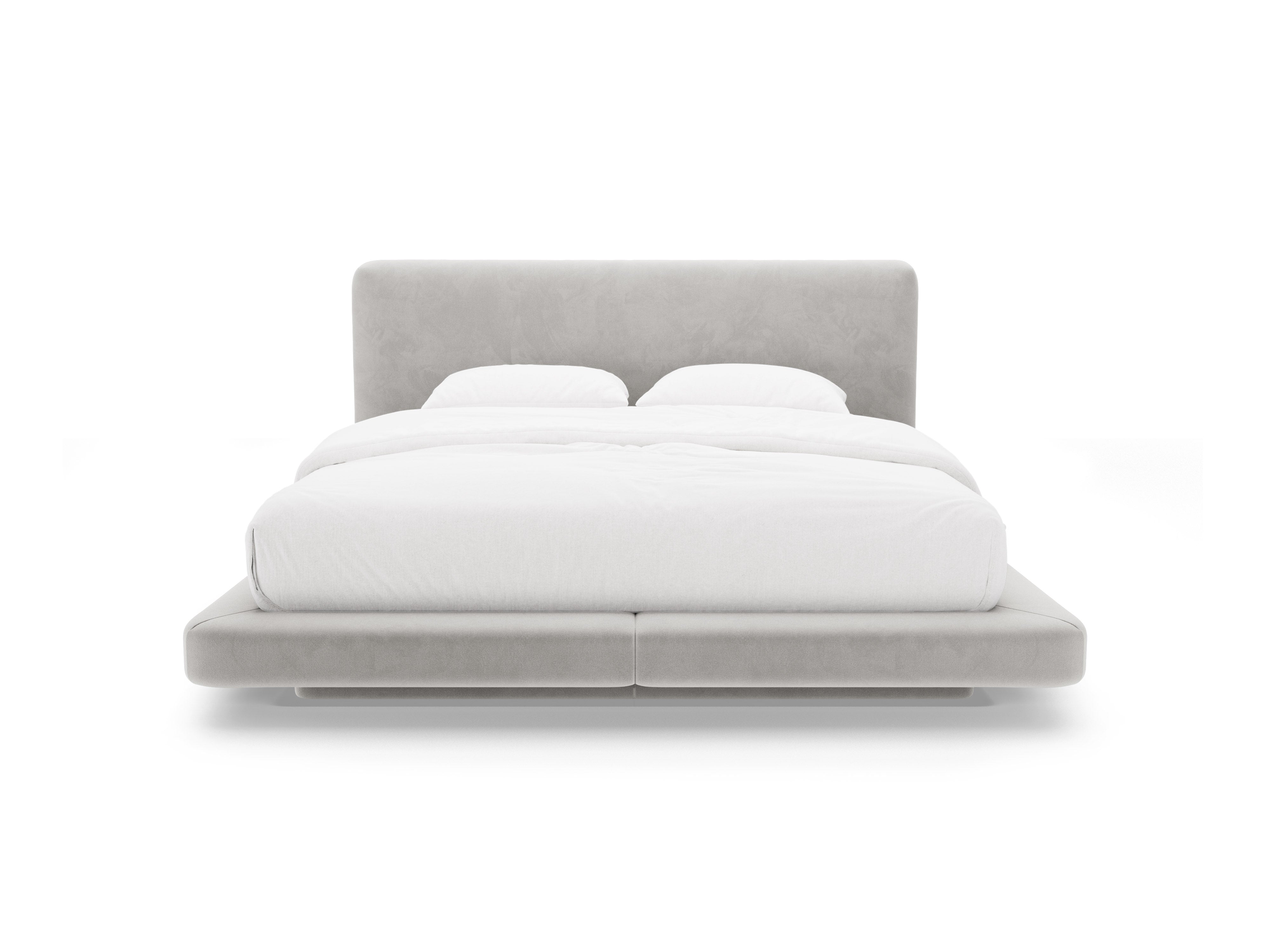 Samtbett LINEA hellgrau