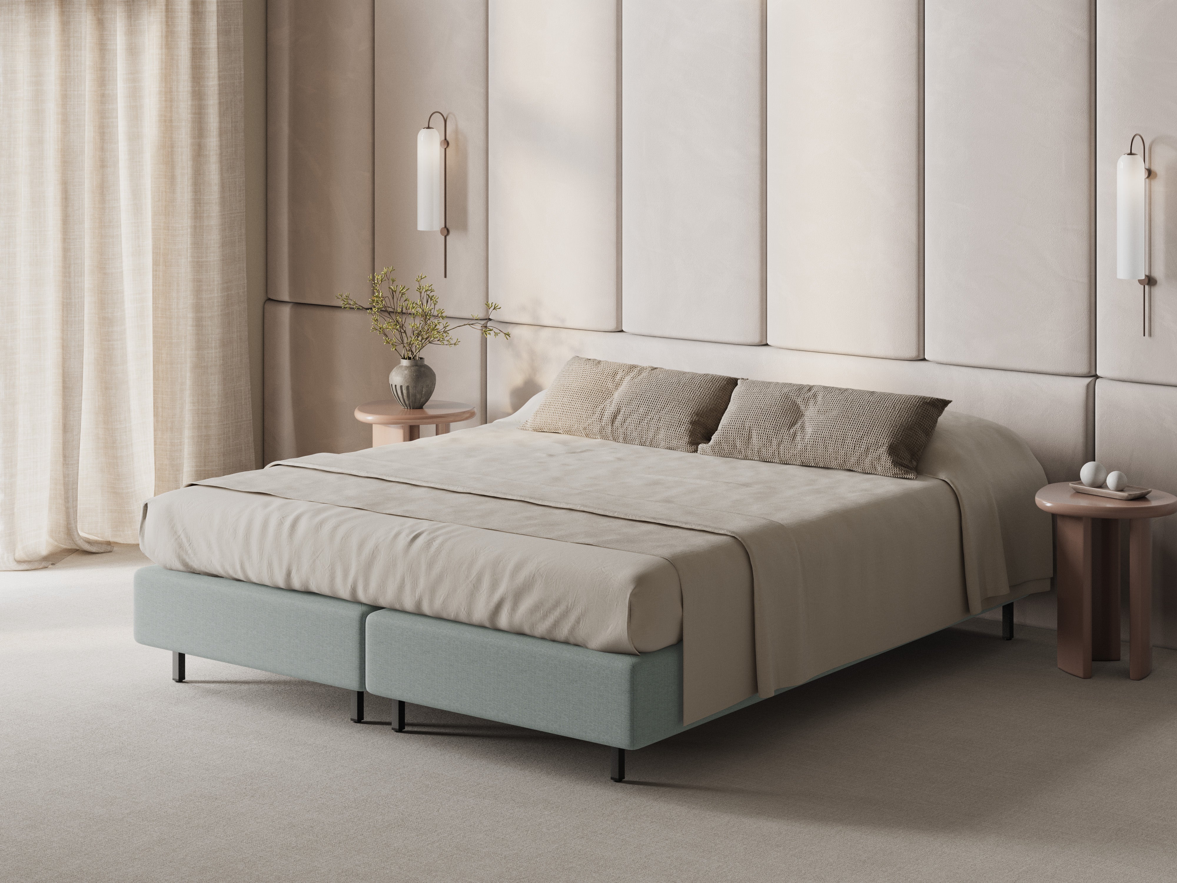 Bett WHALE mintgrün