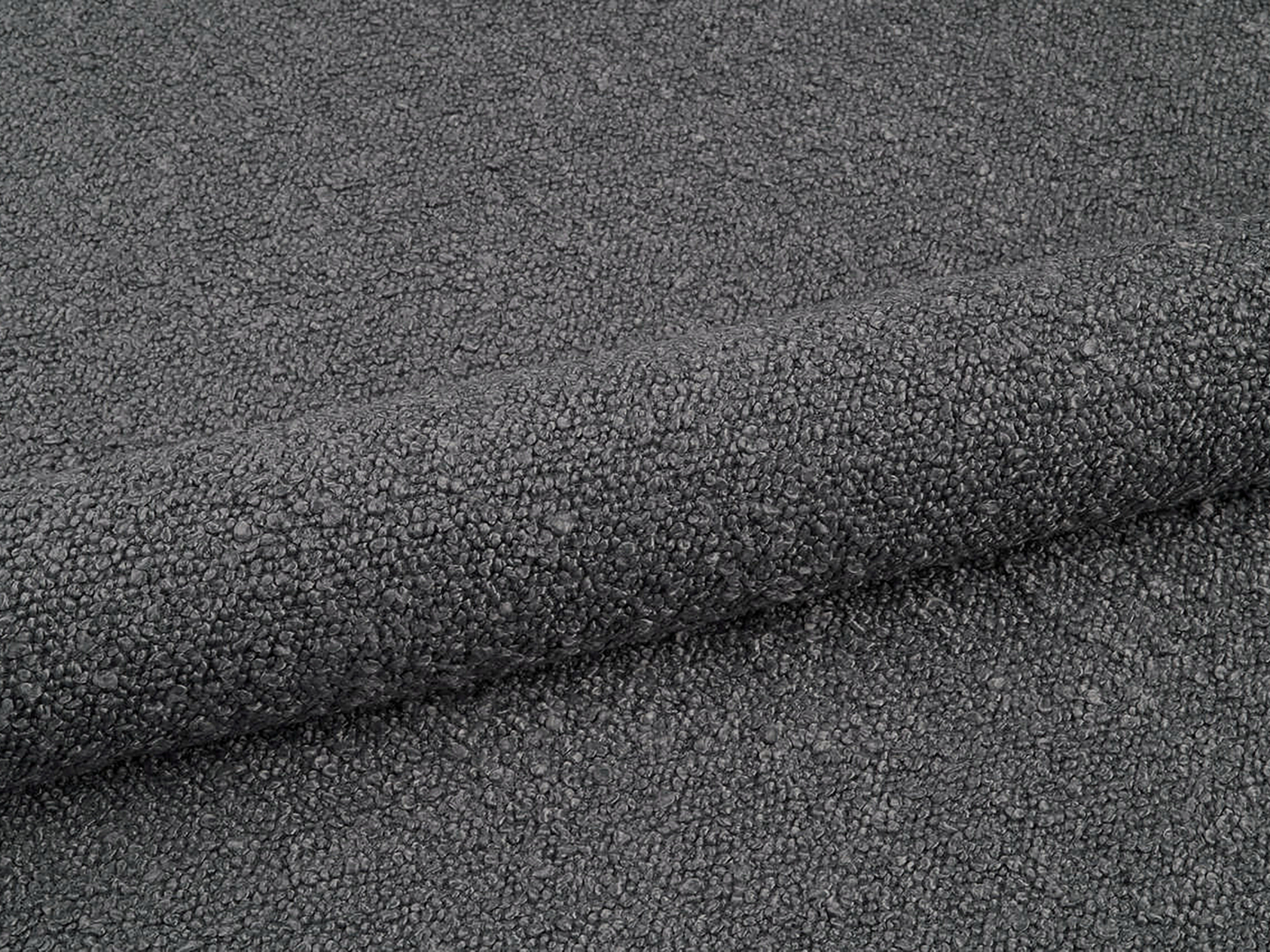 Bett LINEA dunkelgrau Boucle