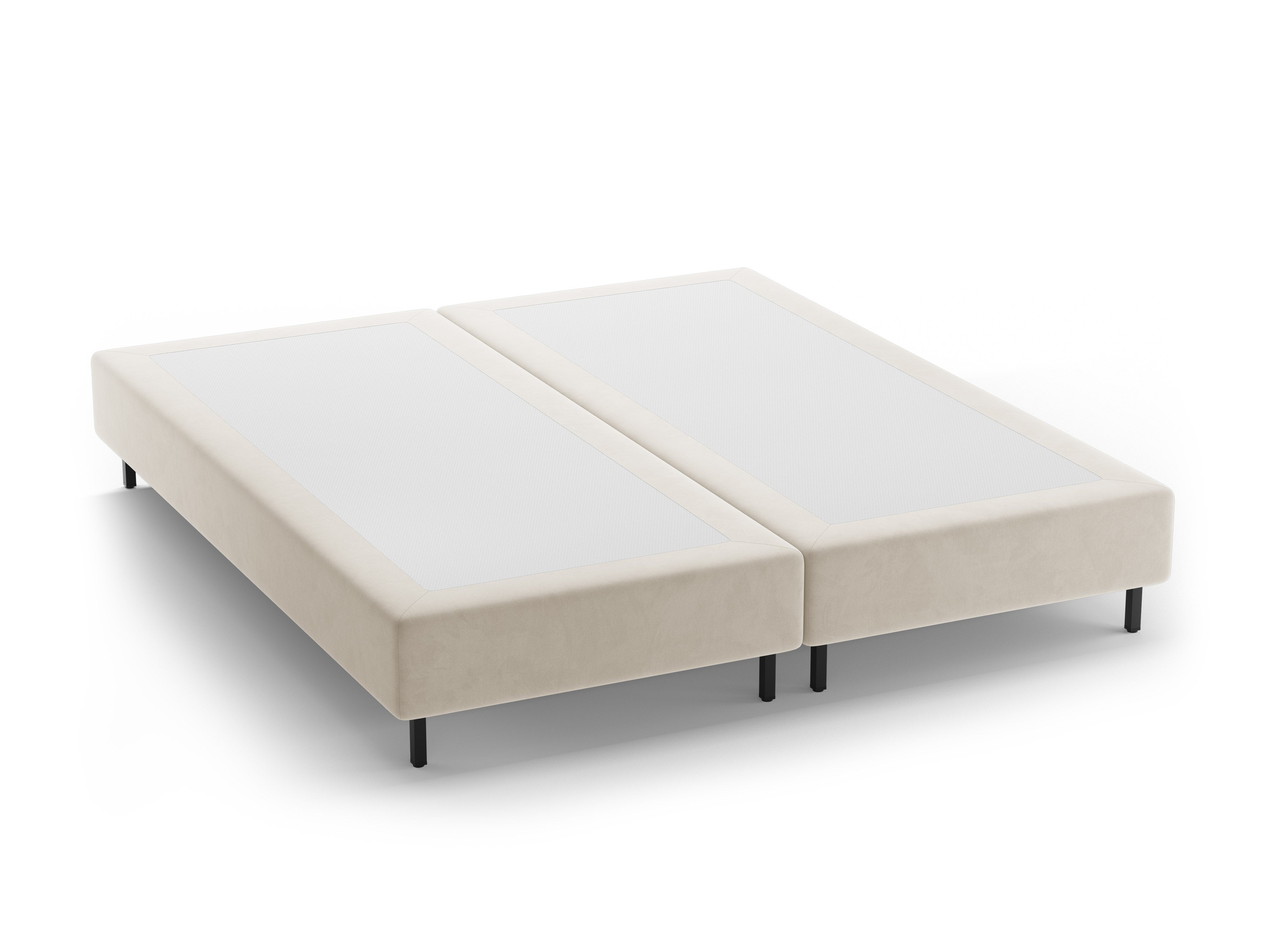 Samtbett WHALE beige