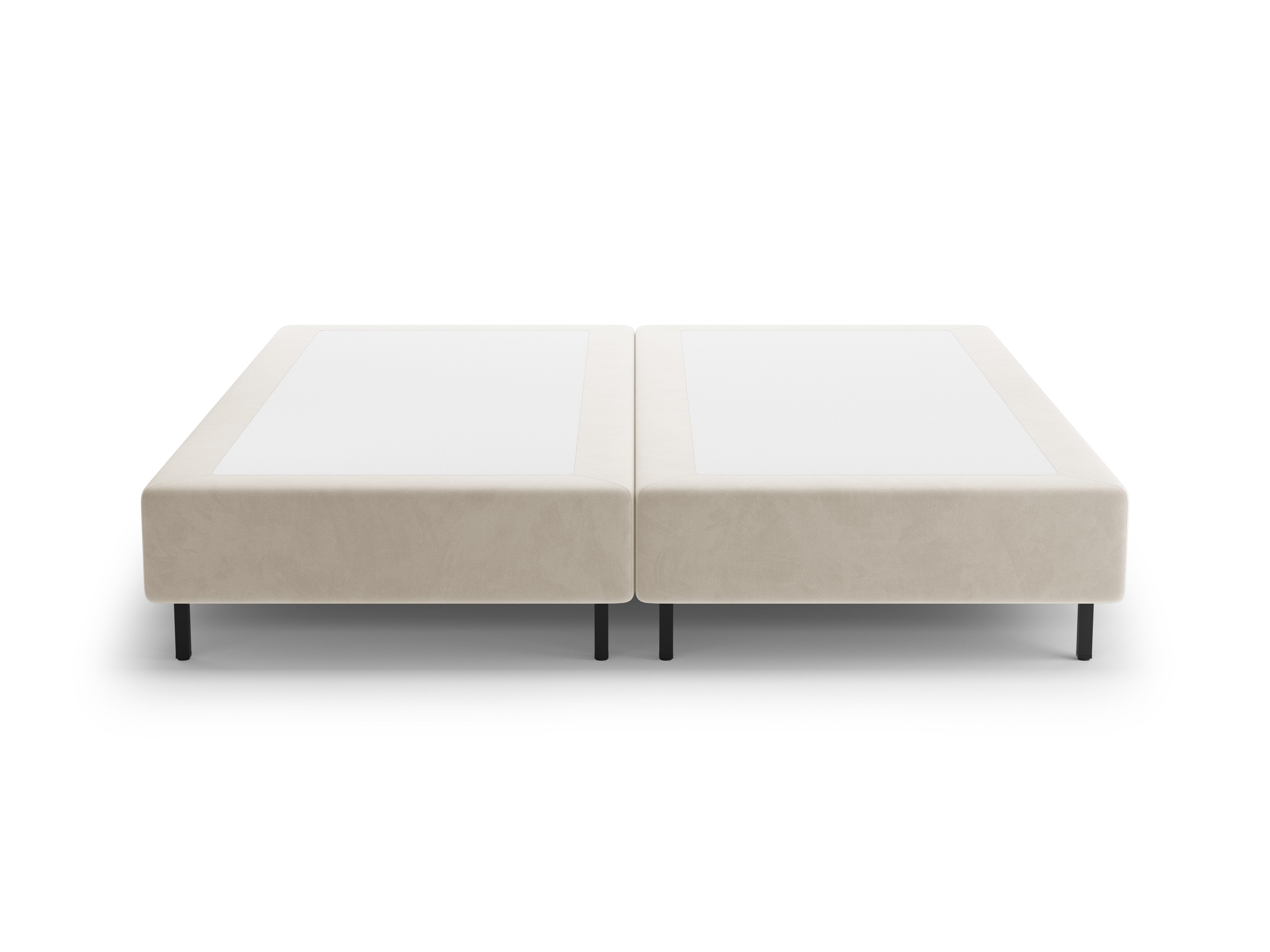 Samtbett WHALE beige