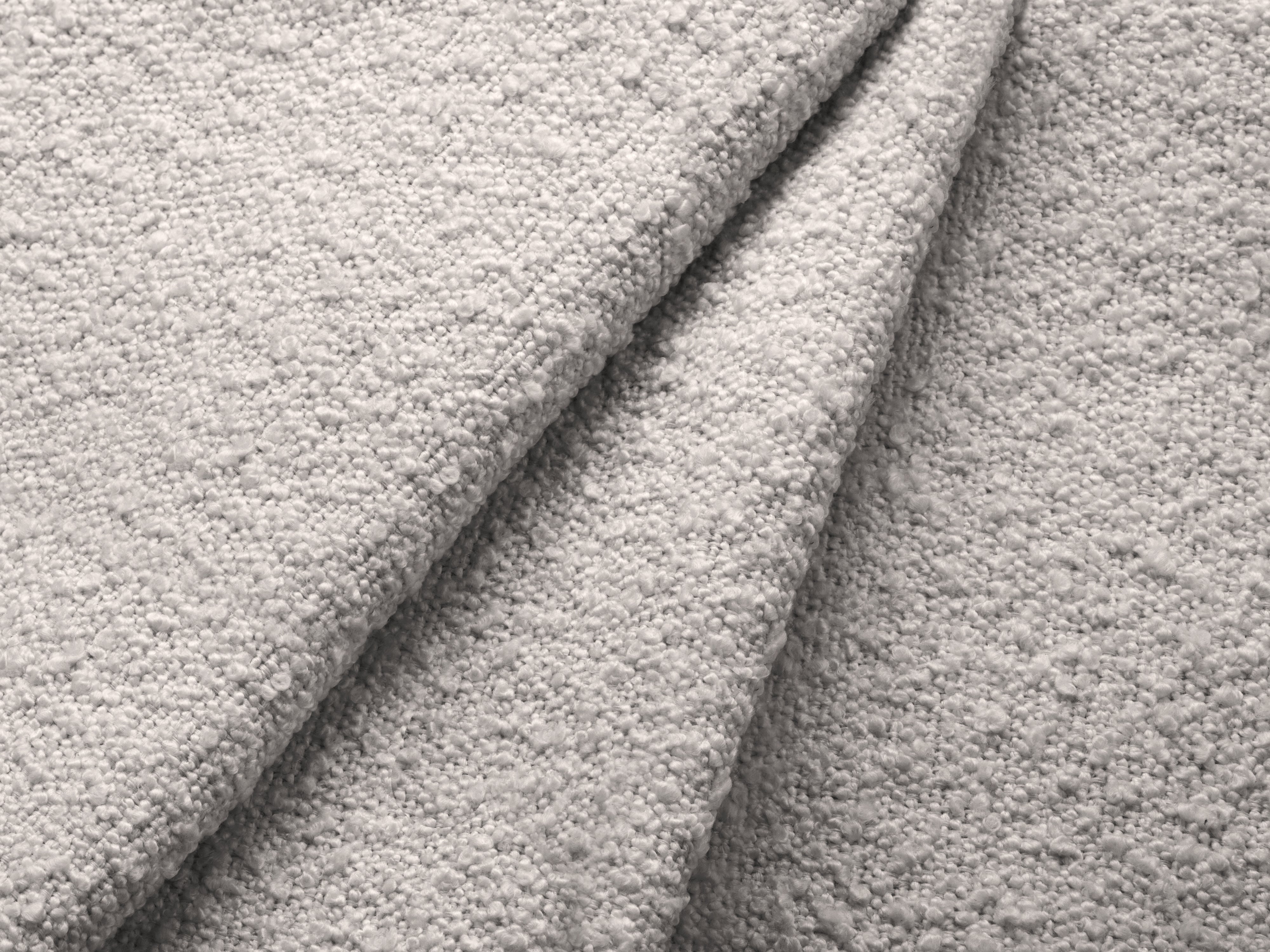 Bett mit Bettkasten LUPINE hellgrau Boucle