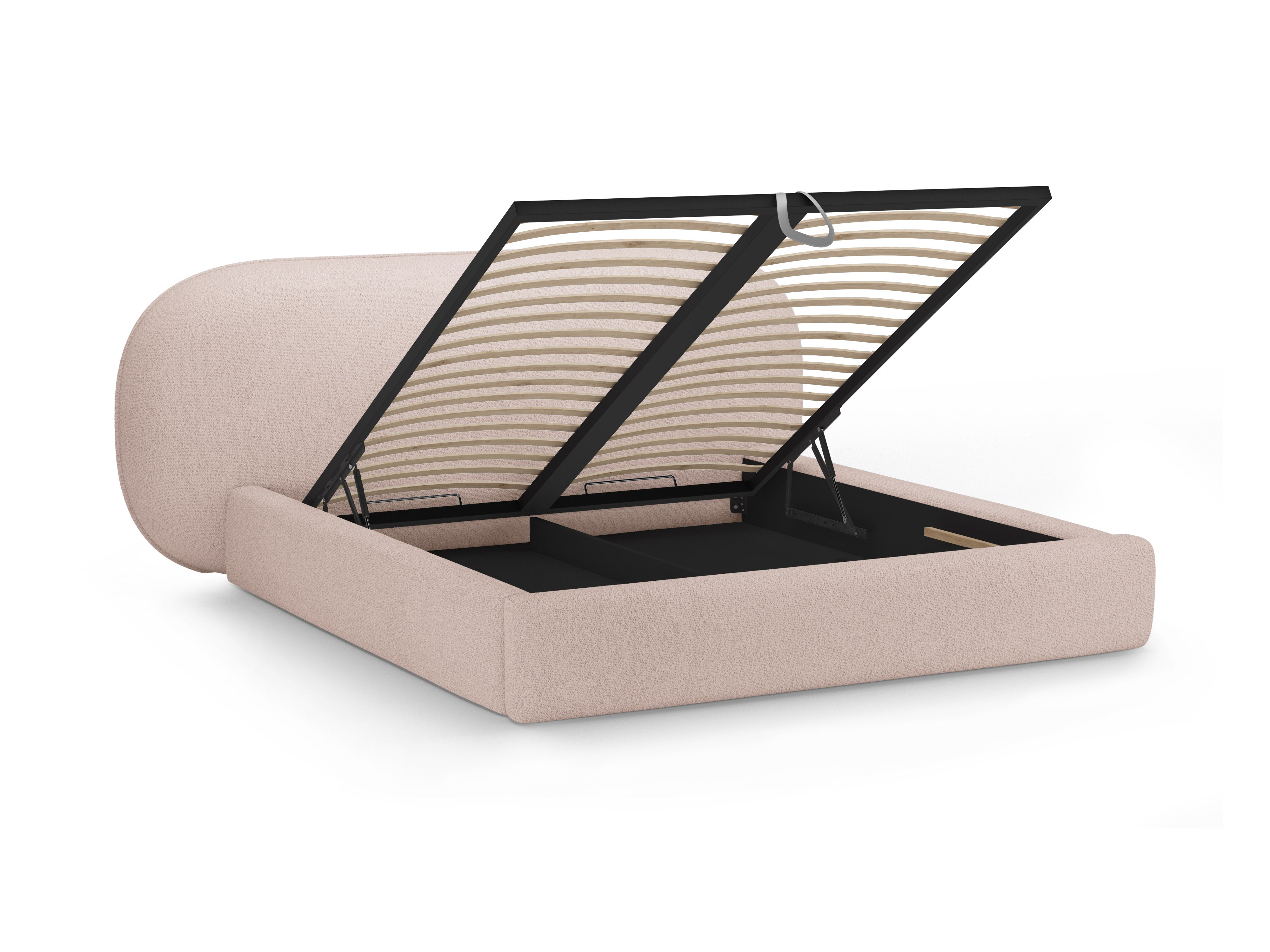 Bett OVALO rosa Boucle