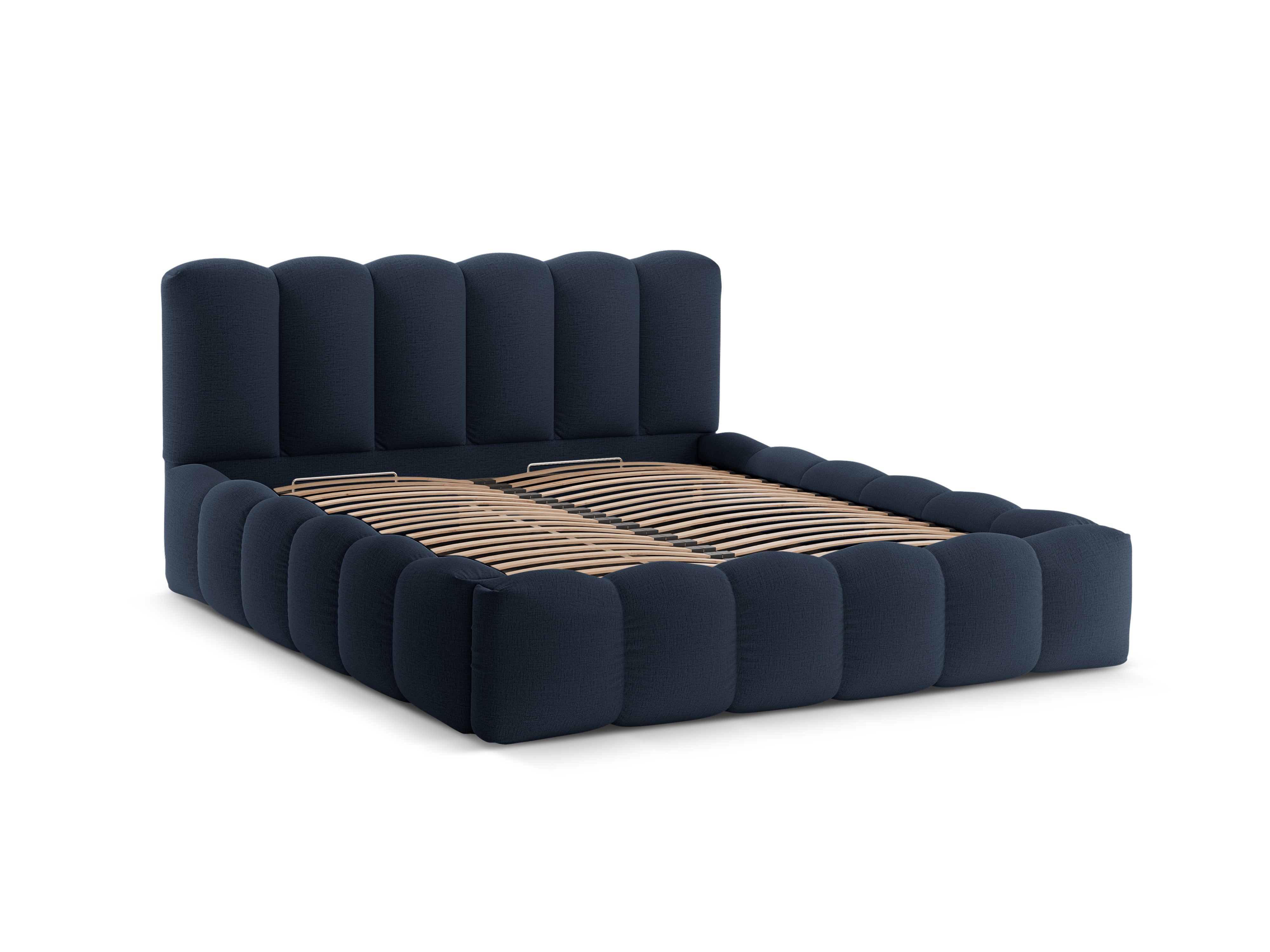 Bett mit Bettkasten LUPINE königsblau