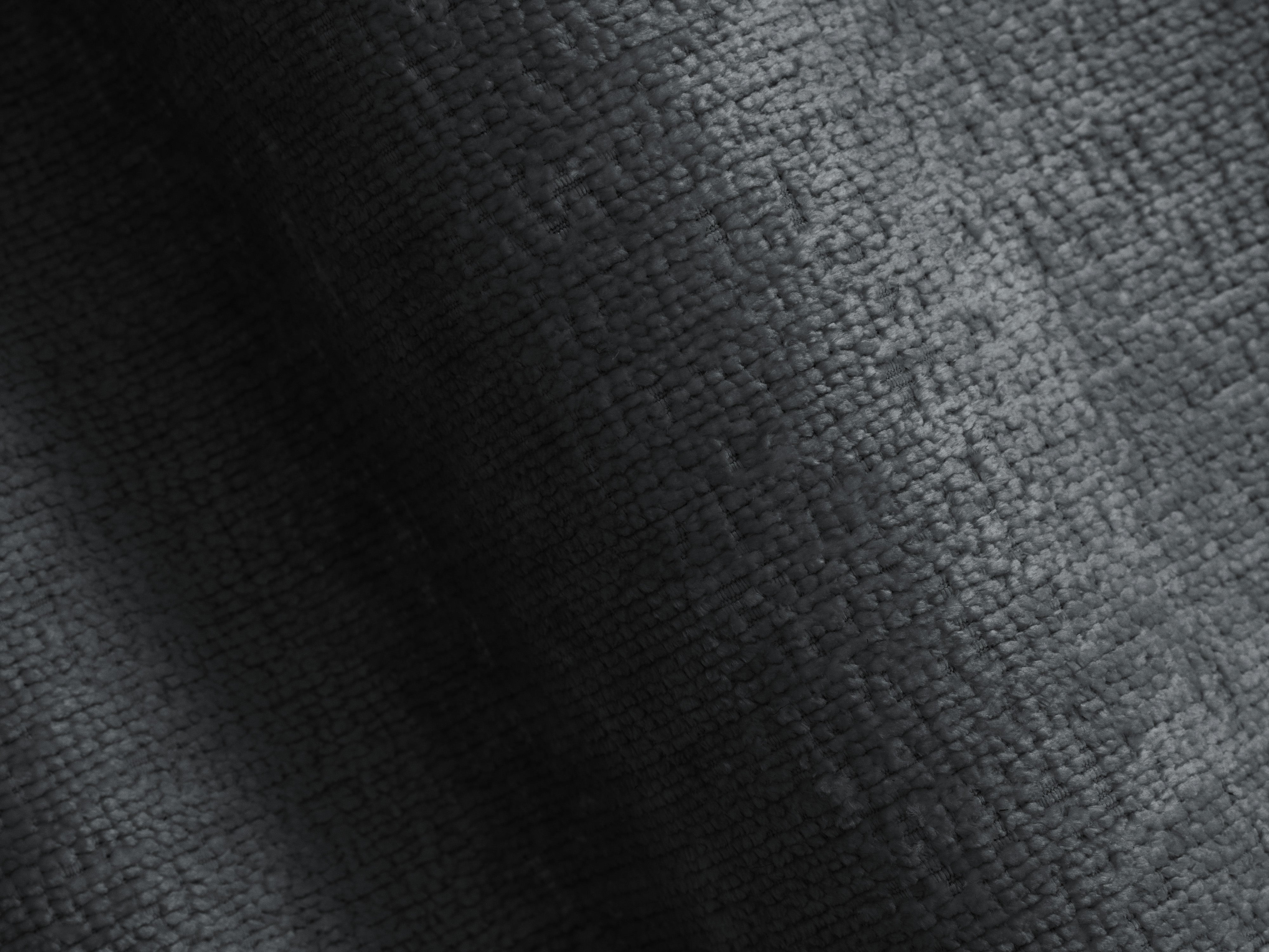 Bett mit Bettkasten LUPINE dunkelgrau Chenille