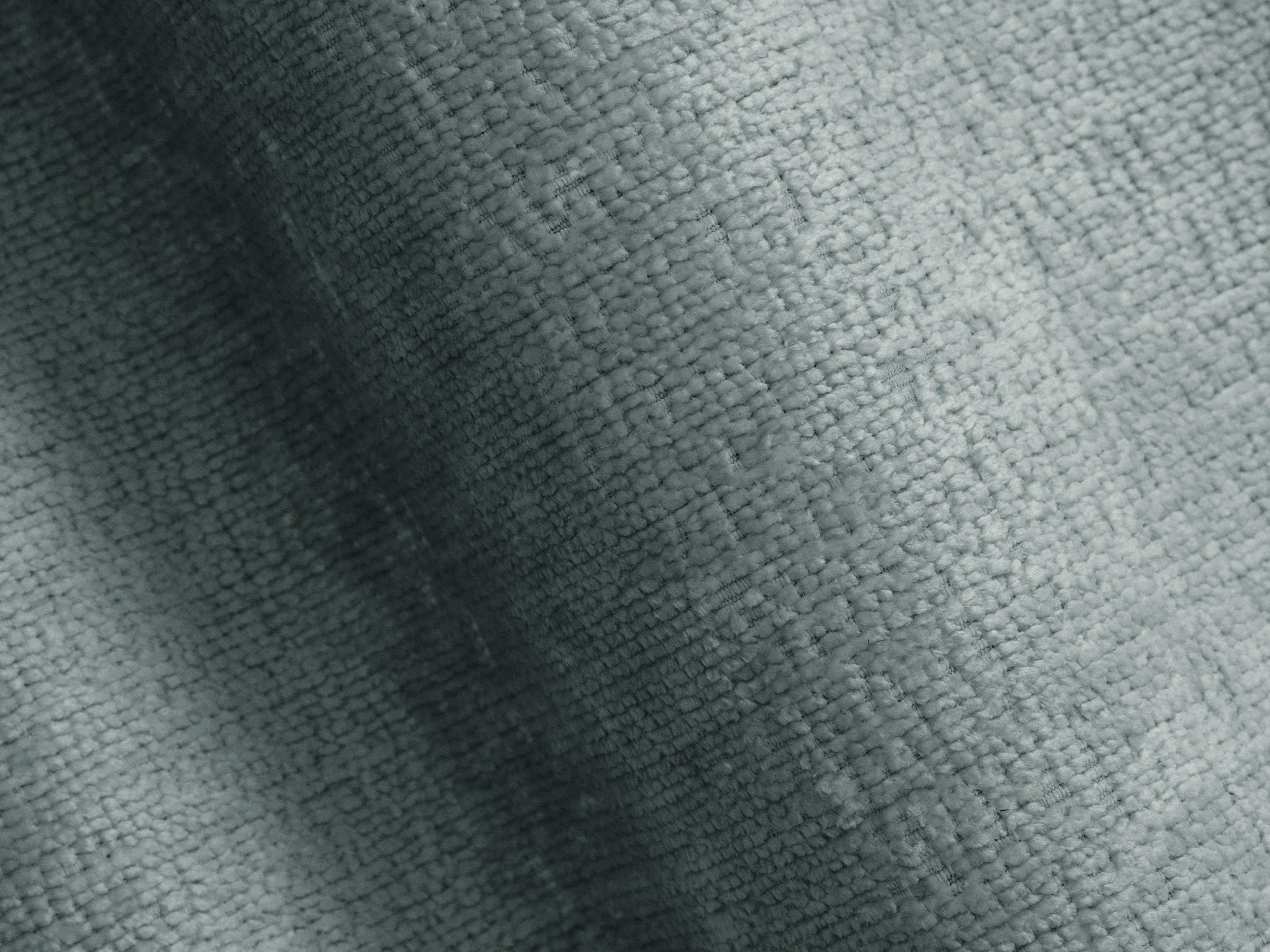 Bett mit Bettkasten LUPINE hellblauer Chenille