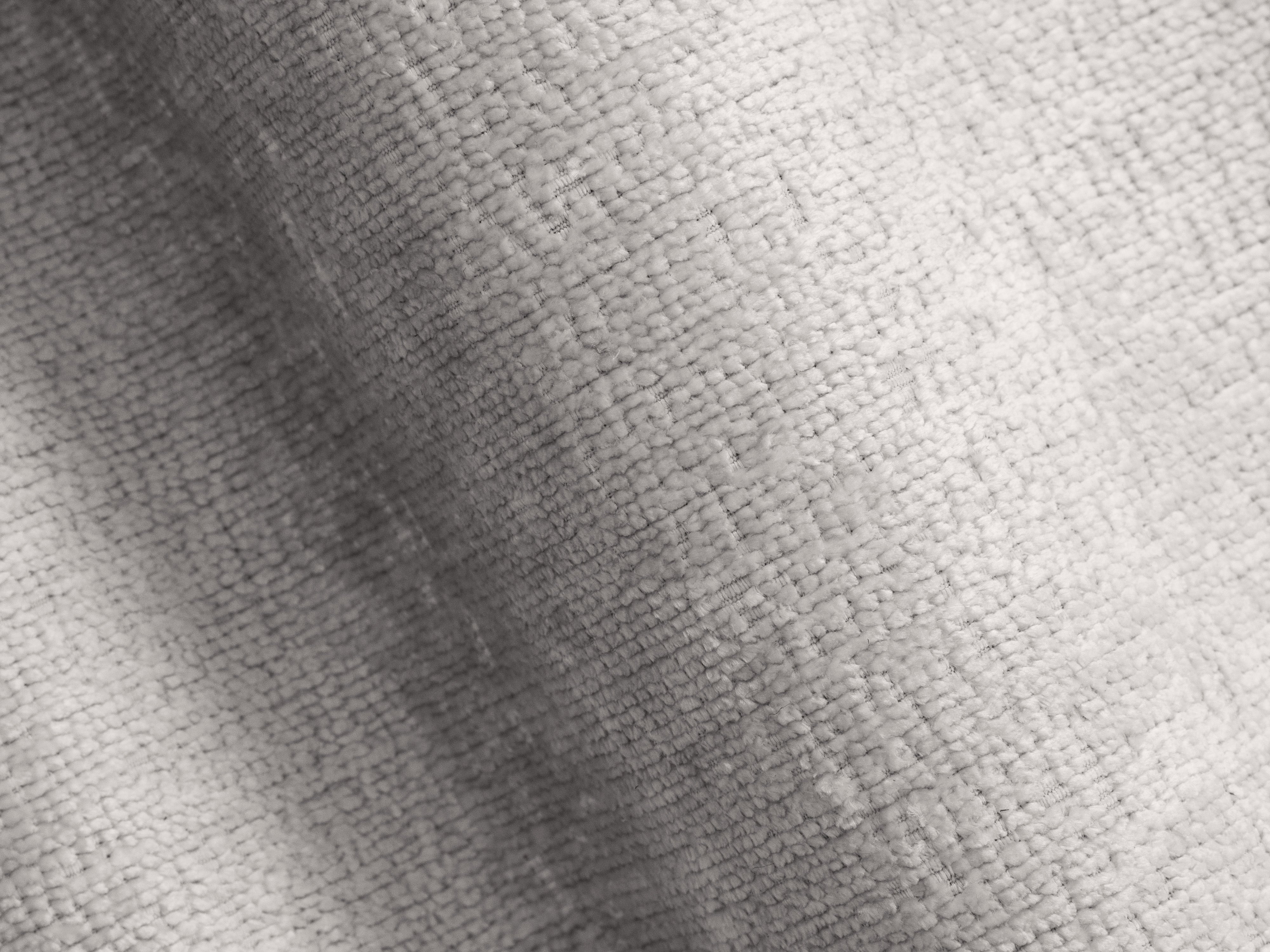 Bett mit Bettkasten LUPINE hellgrau Chenille