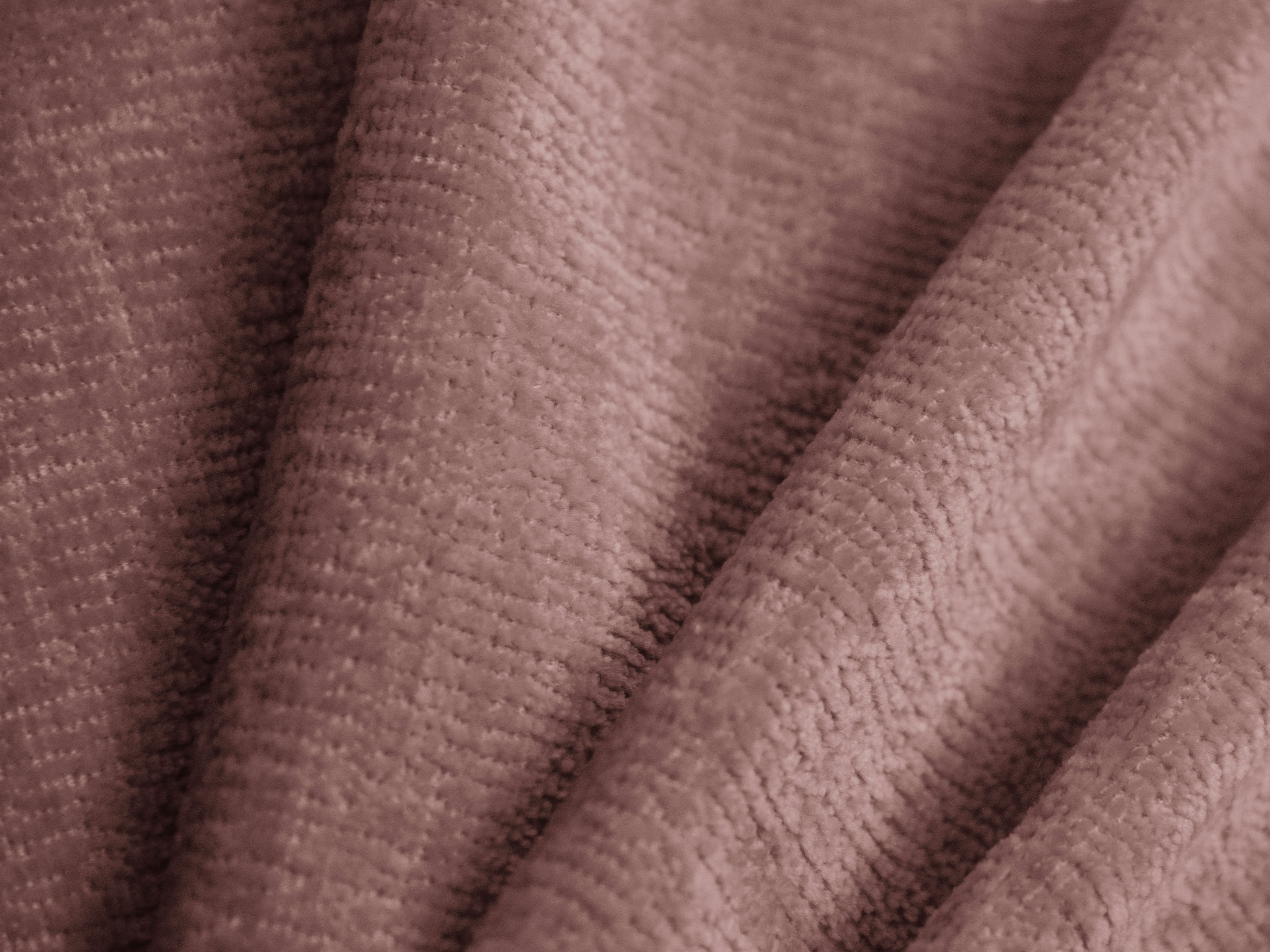 Bett OVALO rosa Chenille