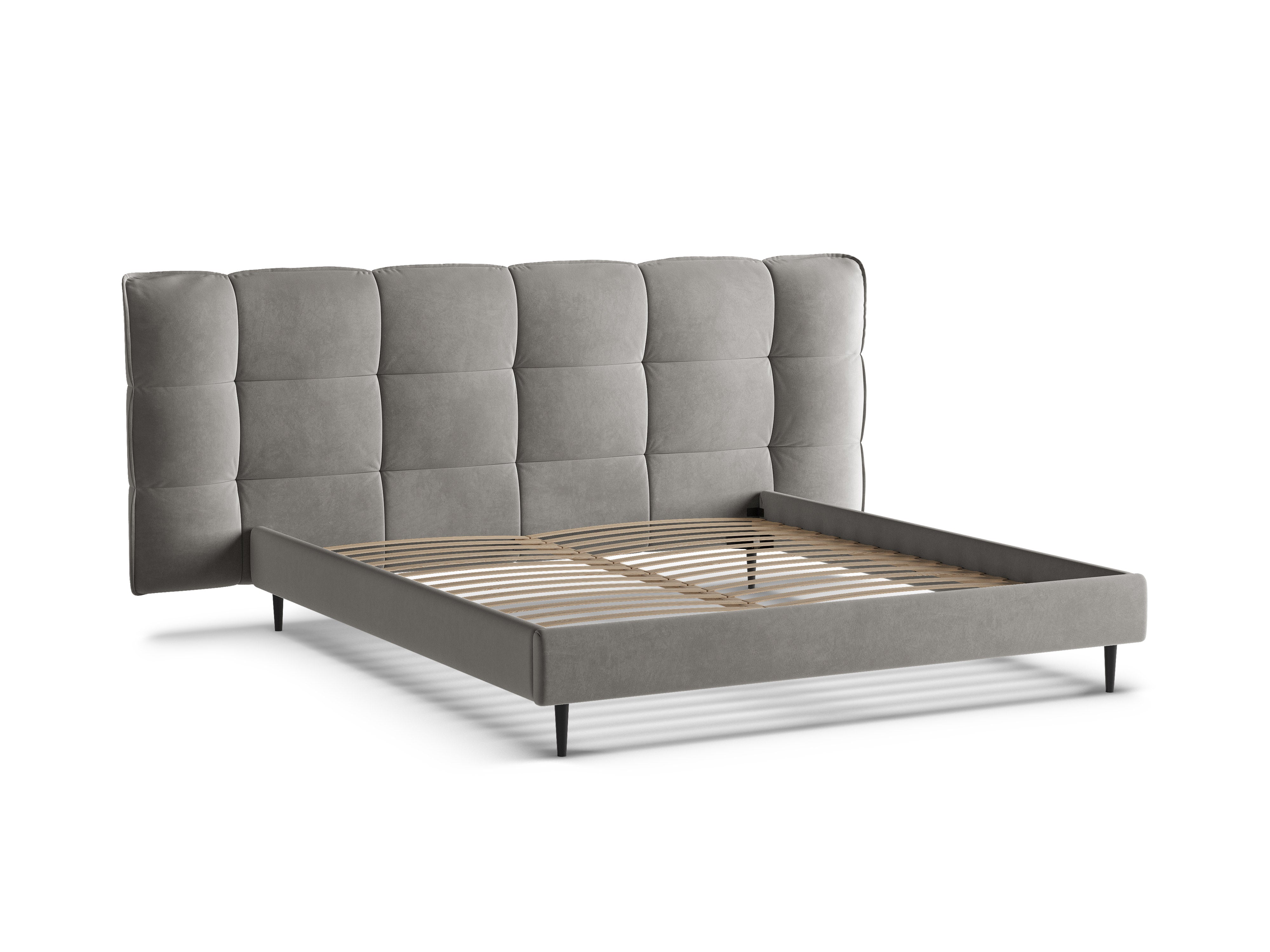 ERIC Velvet Bed Gray