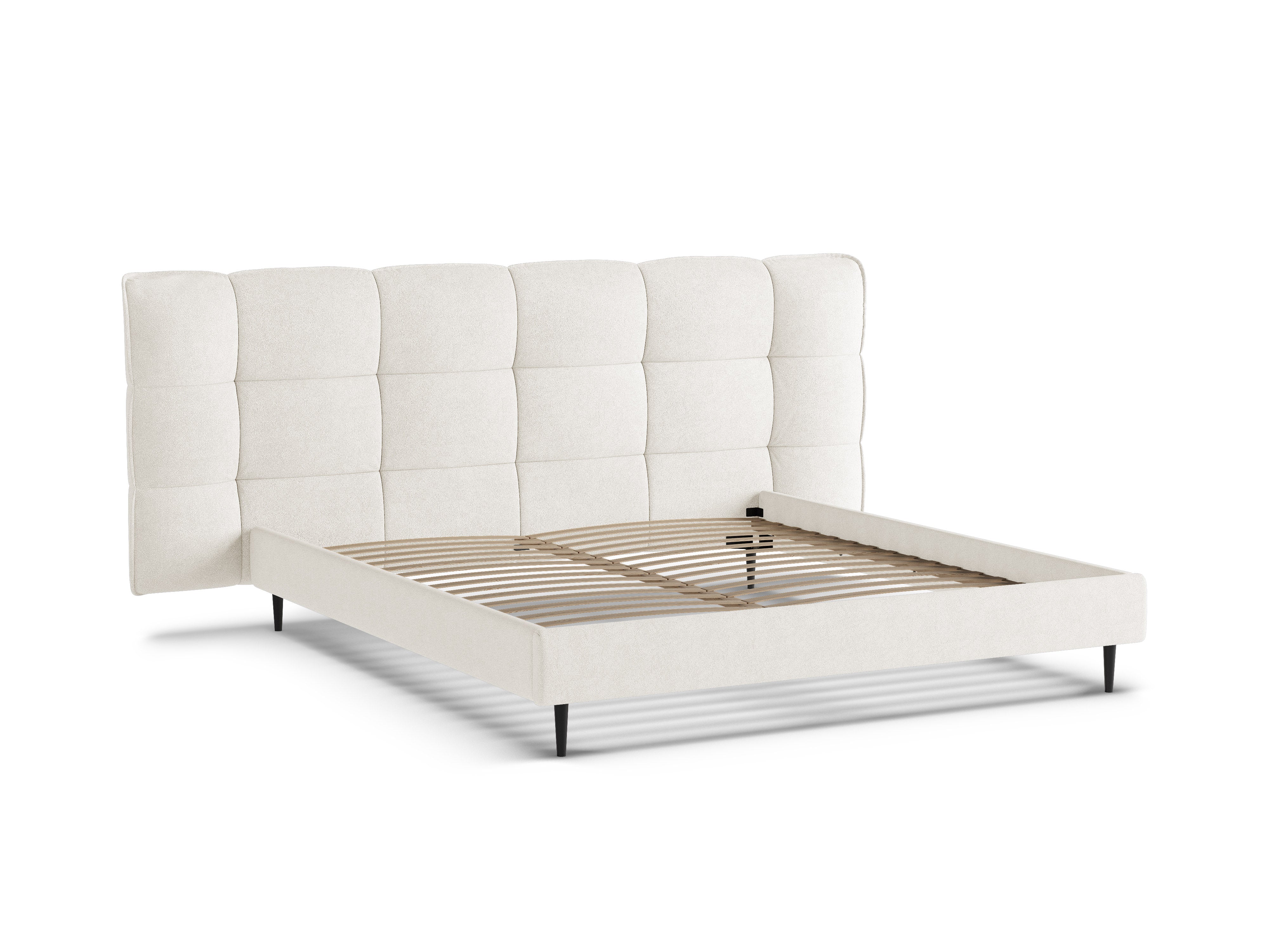 Bett ERIC Elfenbein Boucle