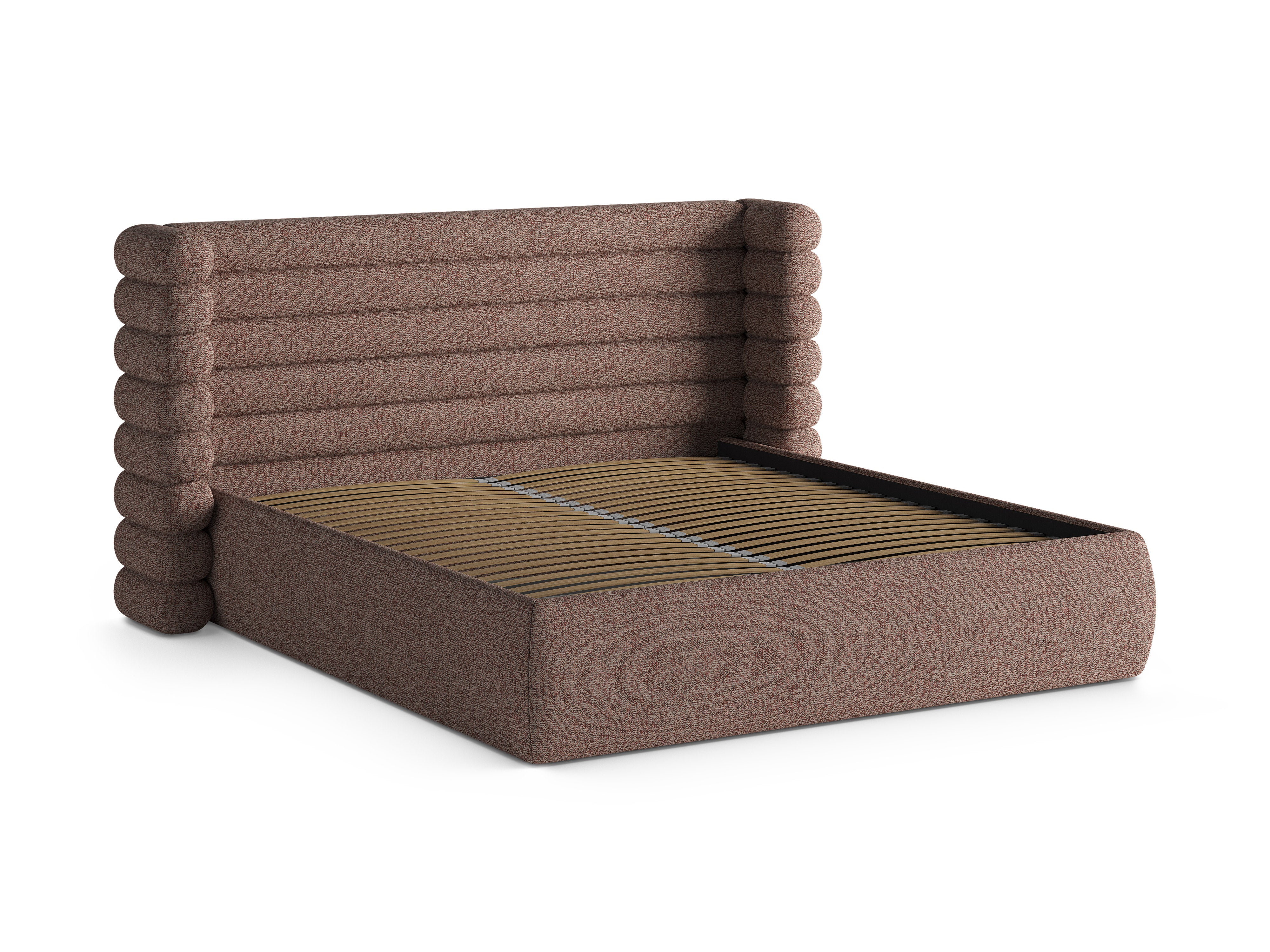 Bett MOUNT schmutzig rosa Melange