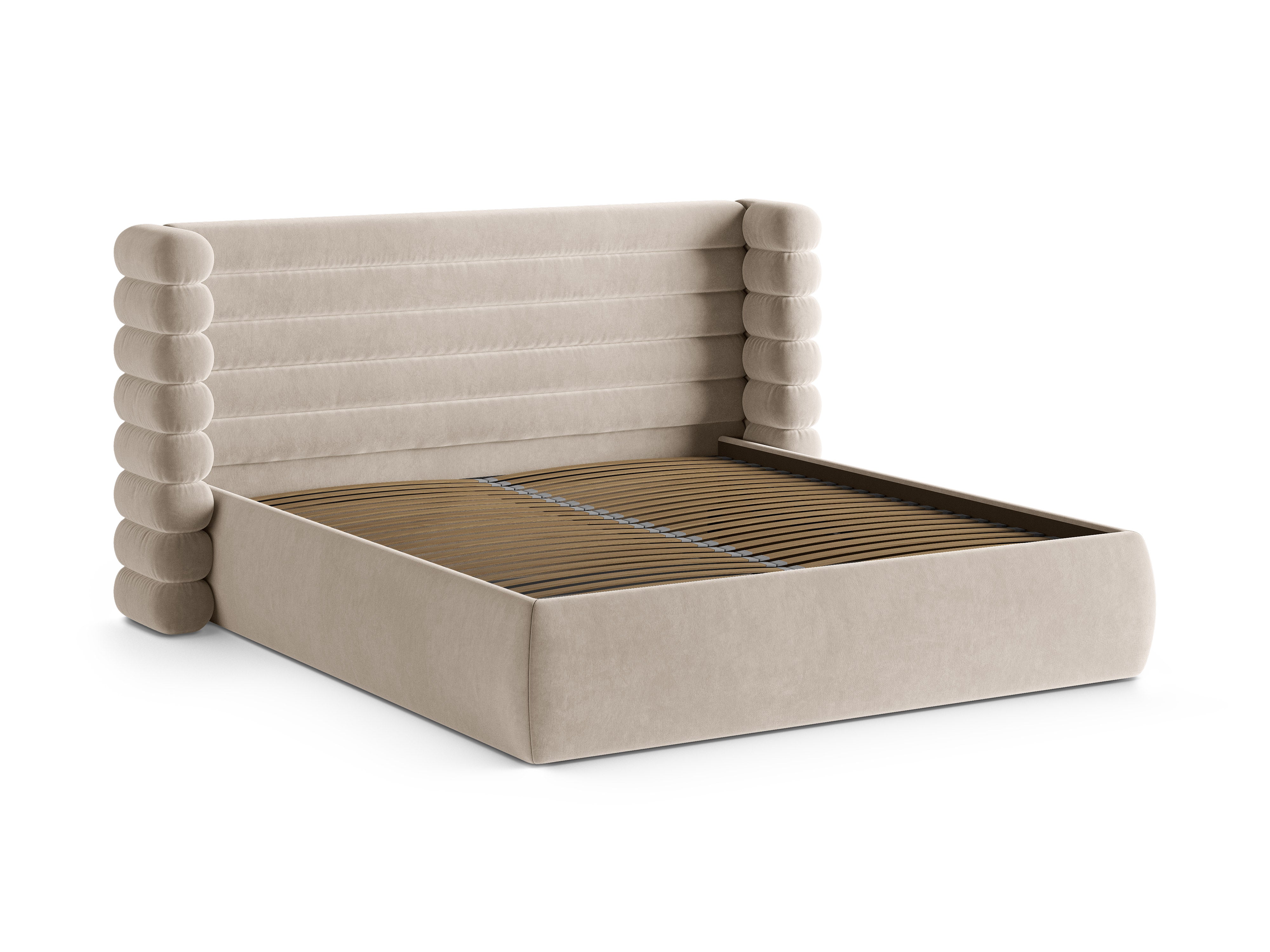 Samtbett MOUNT beige