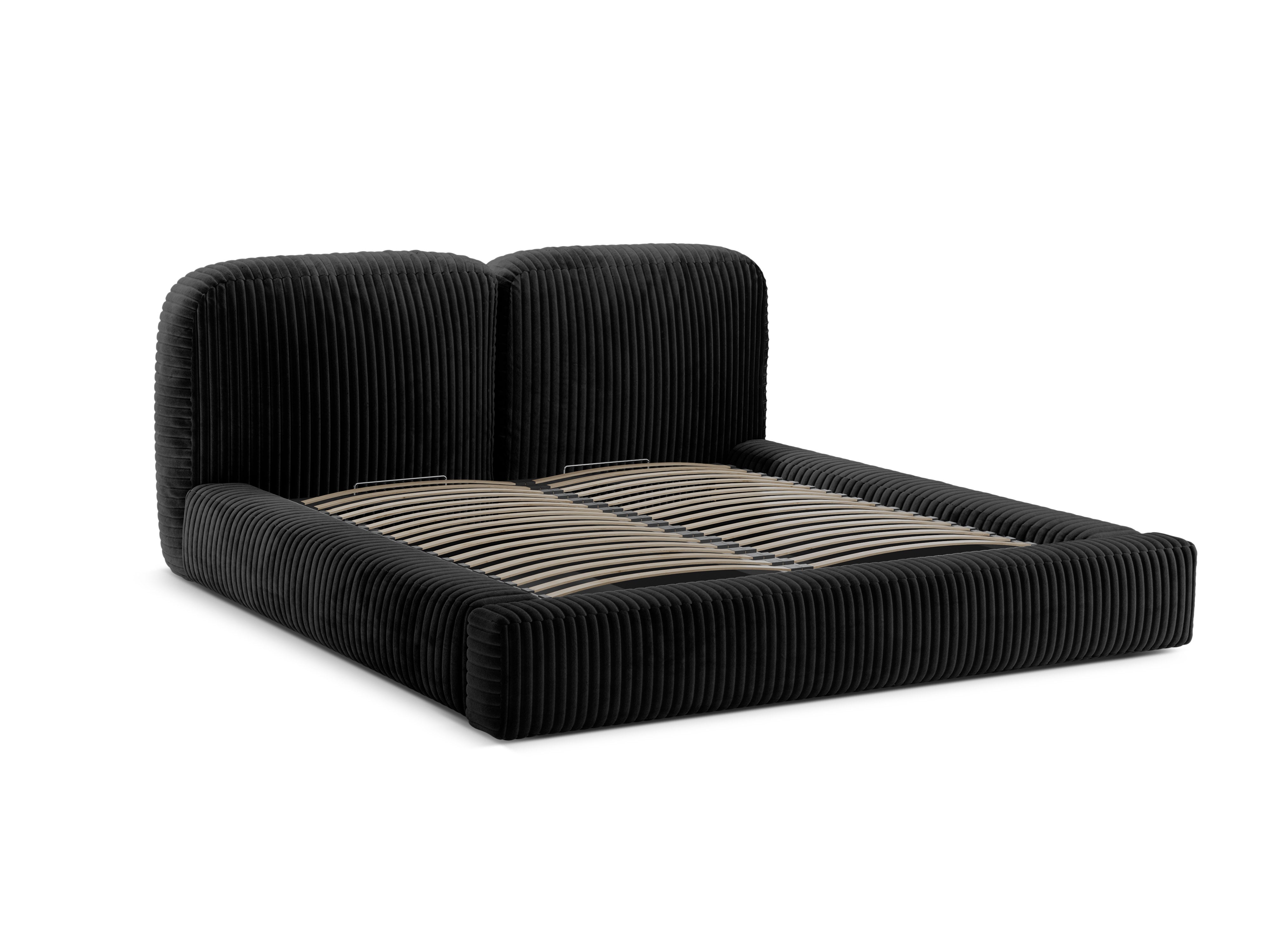Bett MARTINA schwarzer Cord