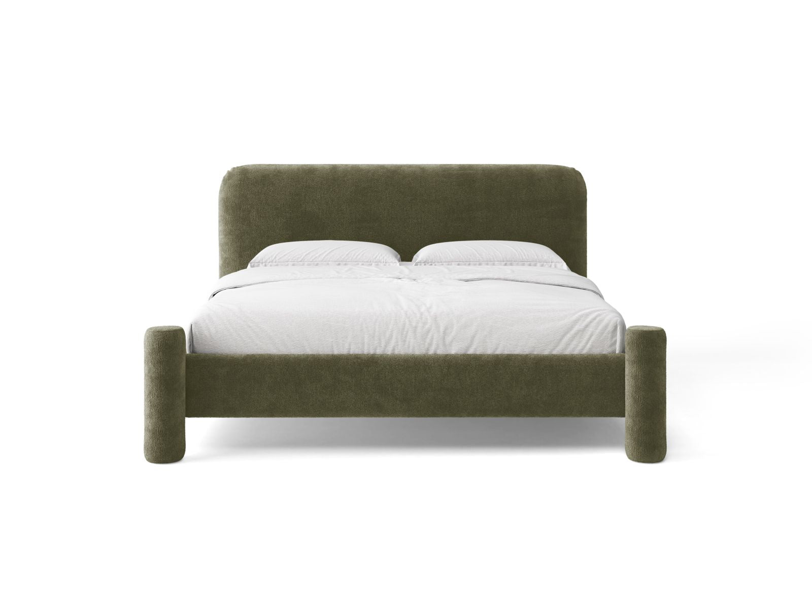 Bett VERA grün Chenille