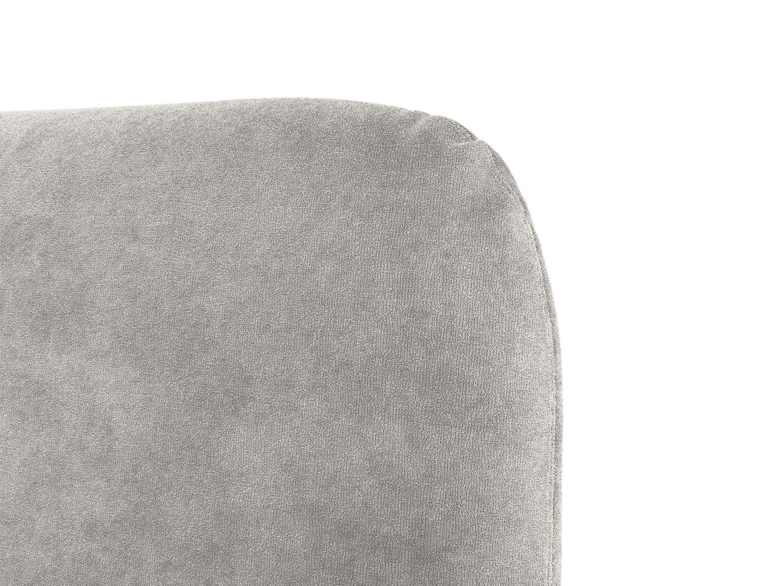 Bett VERA hellgrau Chenille