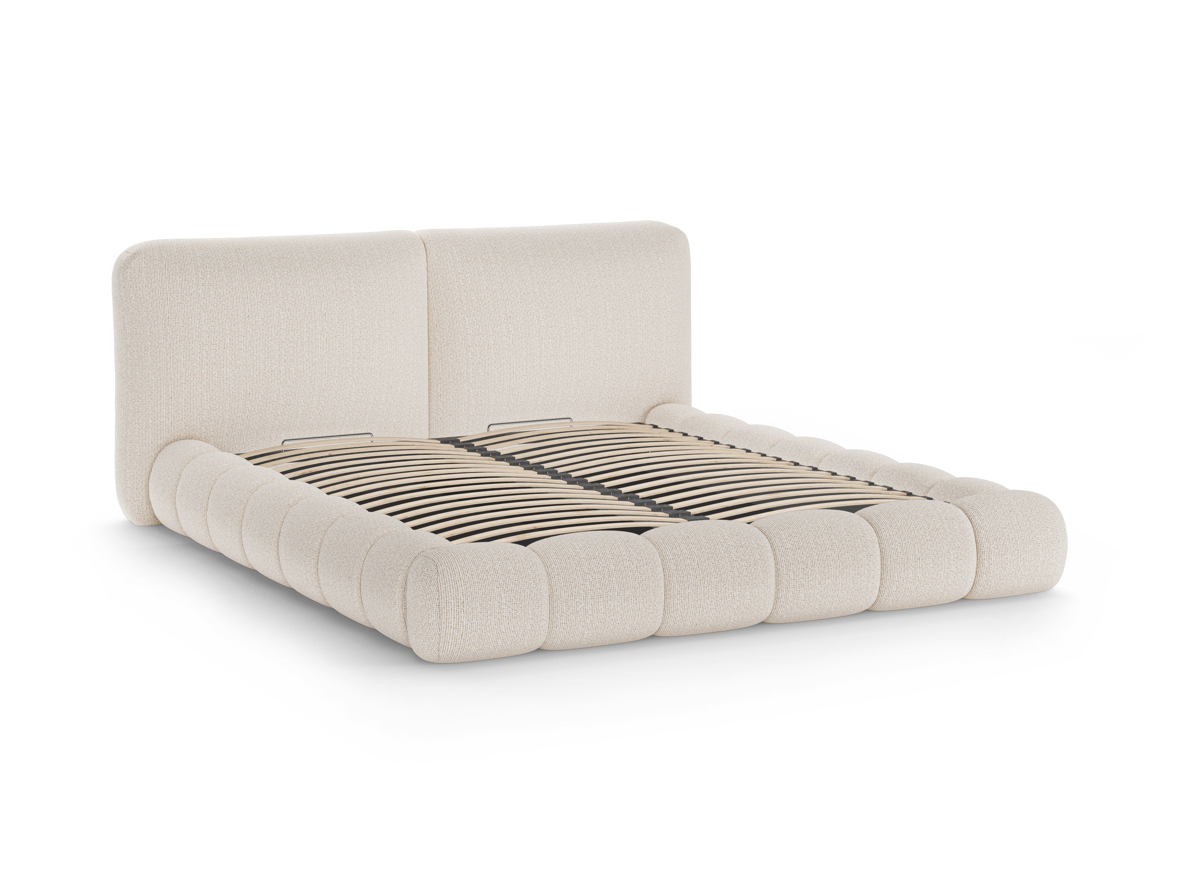 SOLANGE Bed Light Beige Mélange