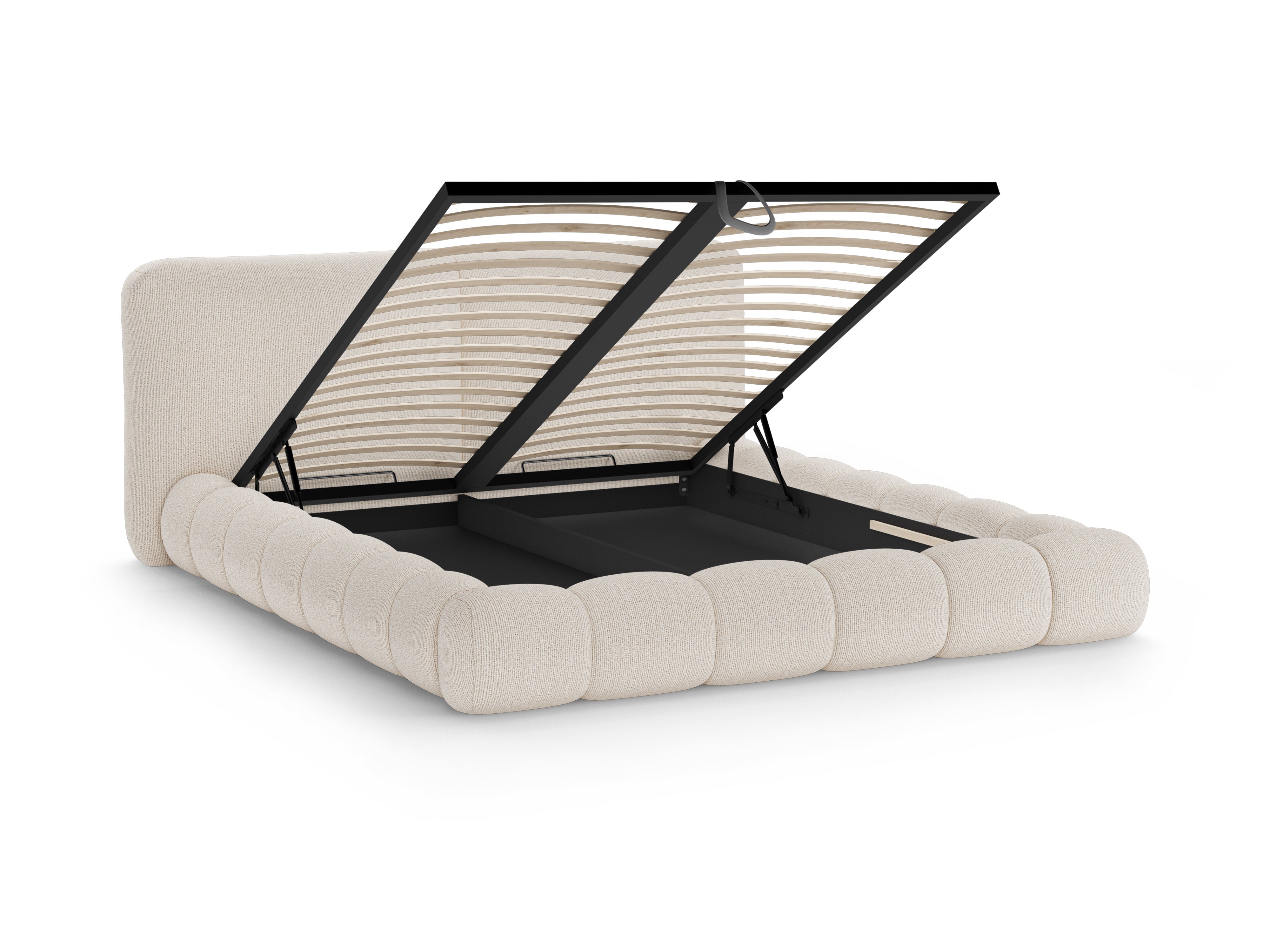 SOLANGE Bed Light Beige Mélange