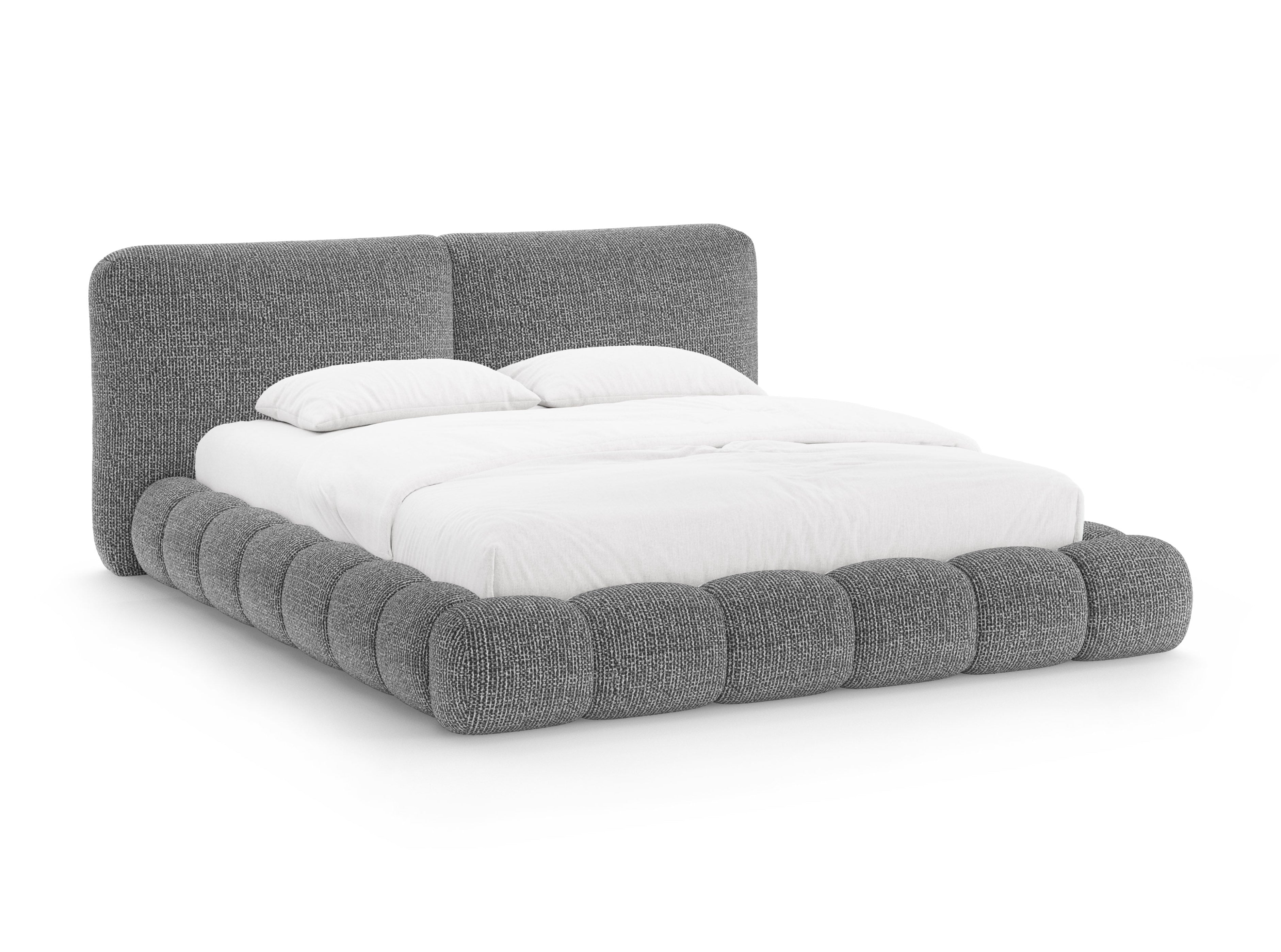 SOLANGE Bed Dark Gray Mélange